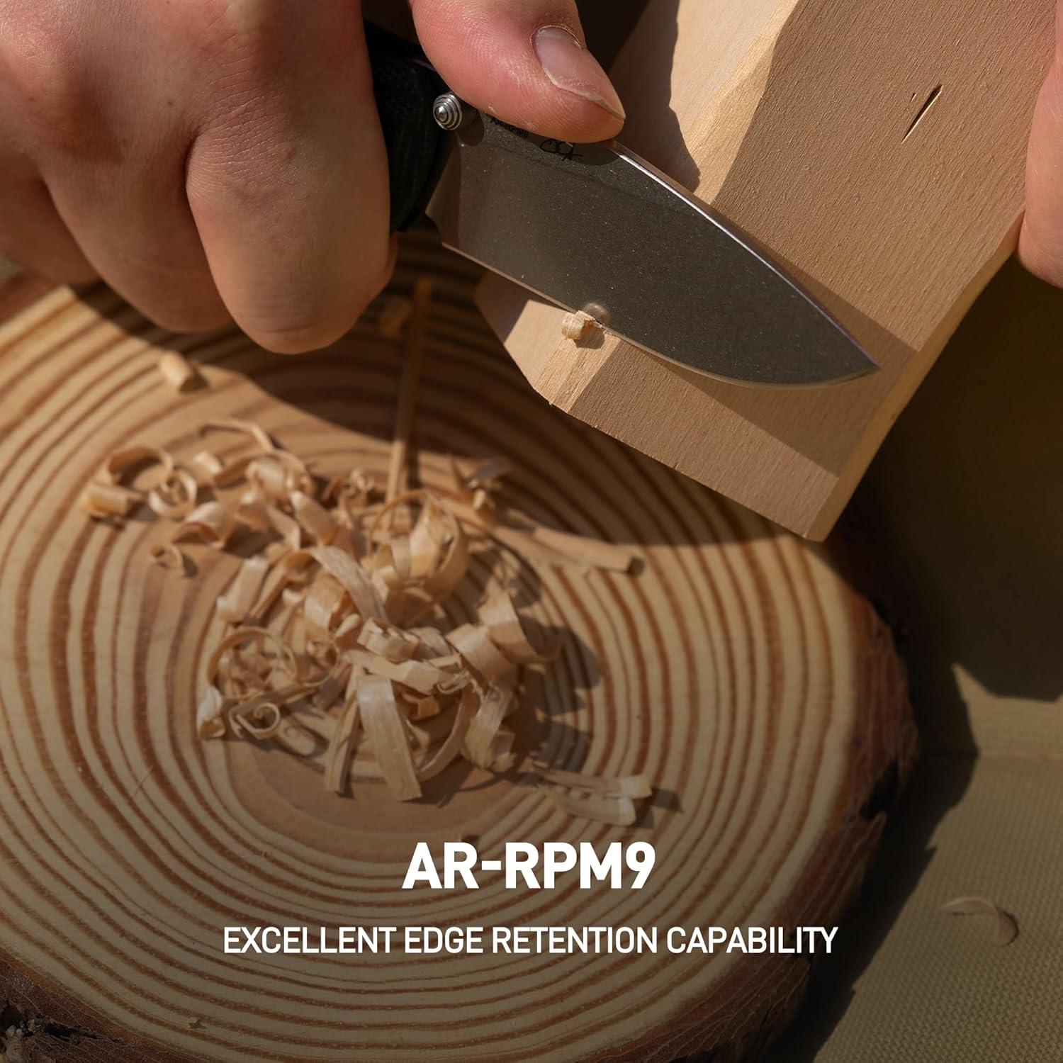 Cuchillo Plegable CJRB Maximal Verde 7.49 cm Acero AR-RPM9