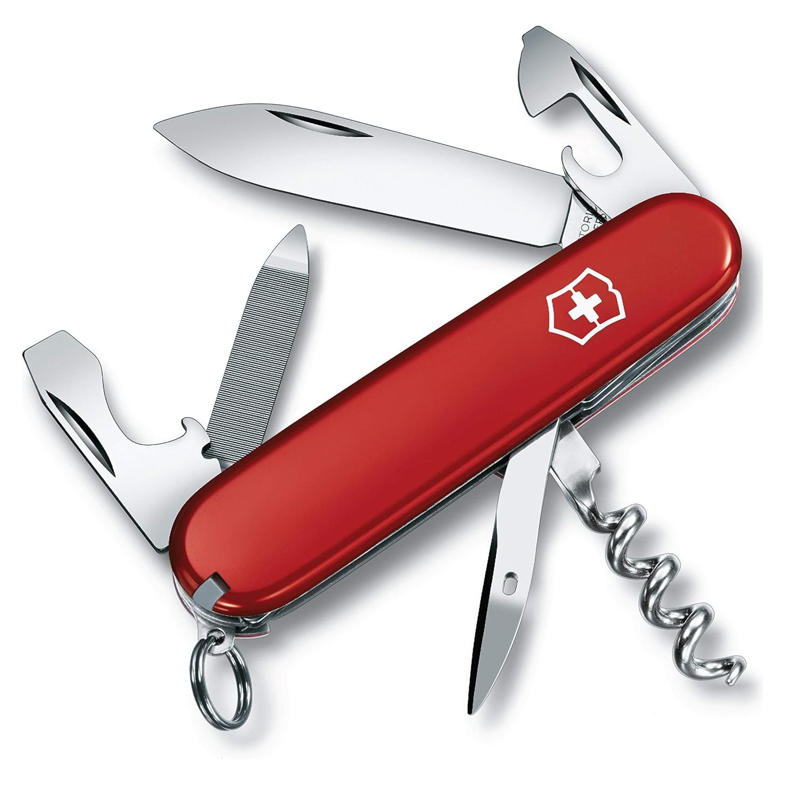 Cuchillo de bolsillo Victorinox Sportsman 13 funciones Rojo