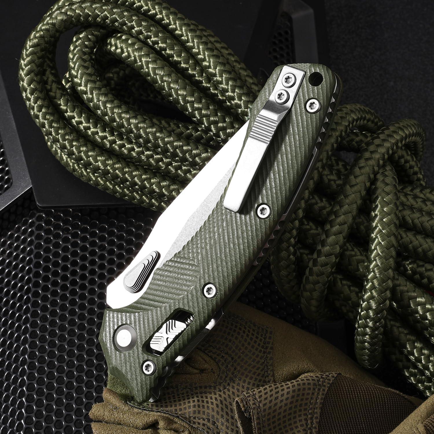 Cuchillo Plegable Genérico FlexRun-004 Acero M390 9.4 cm