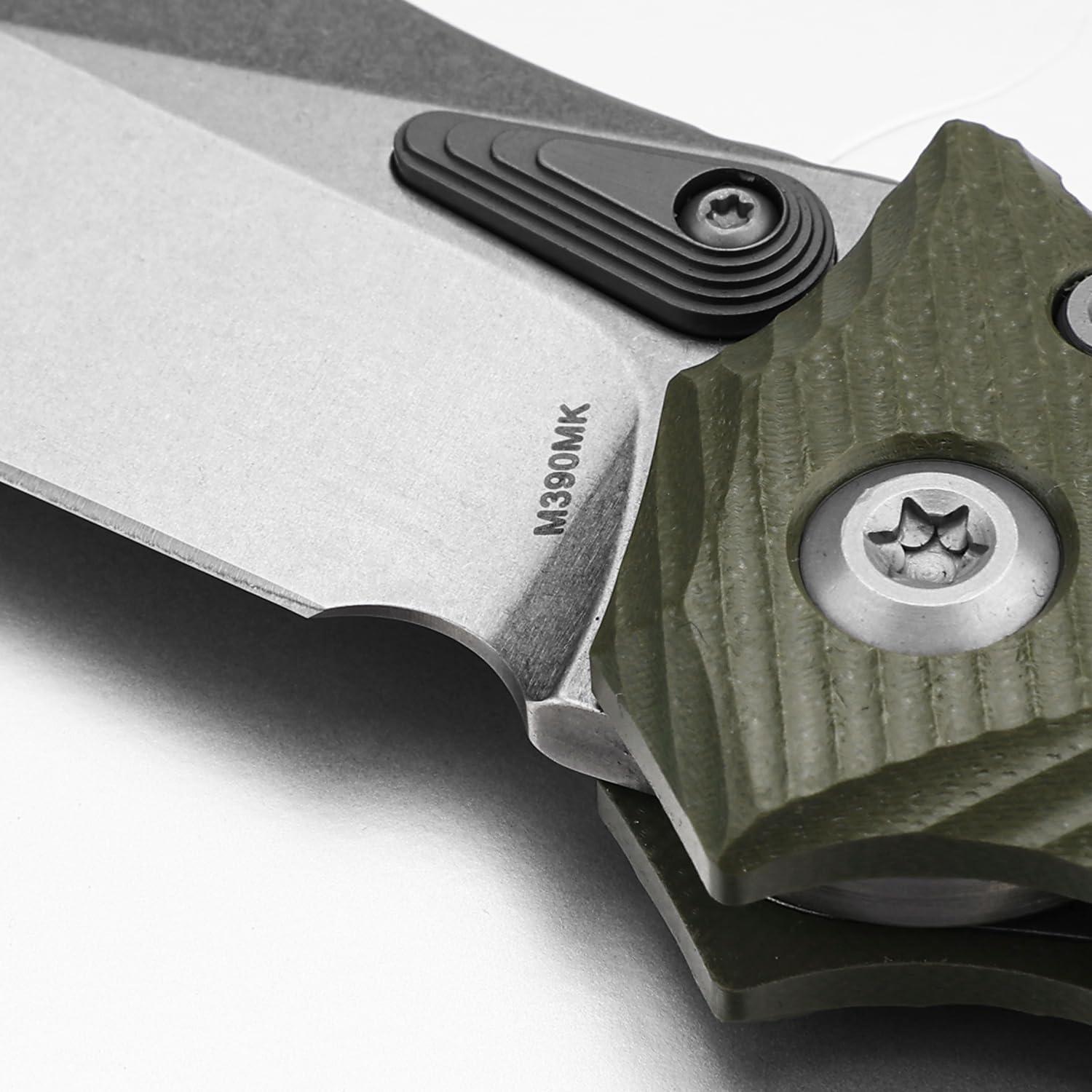 Cuchillo Plegable Genérico FlexRun-004 Acero M390 9.4 cm