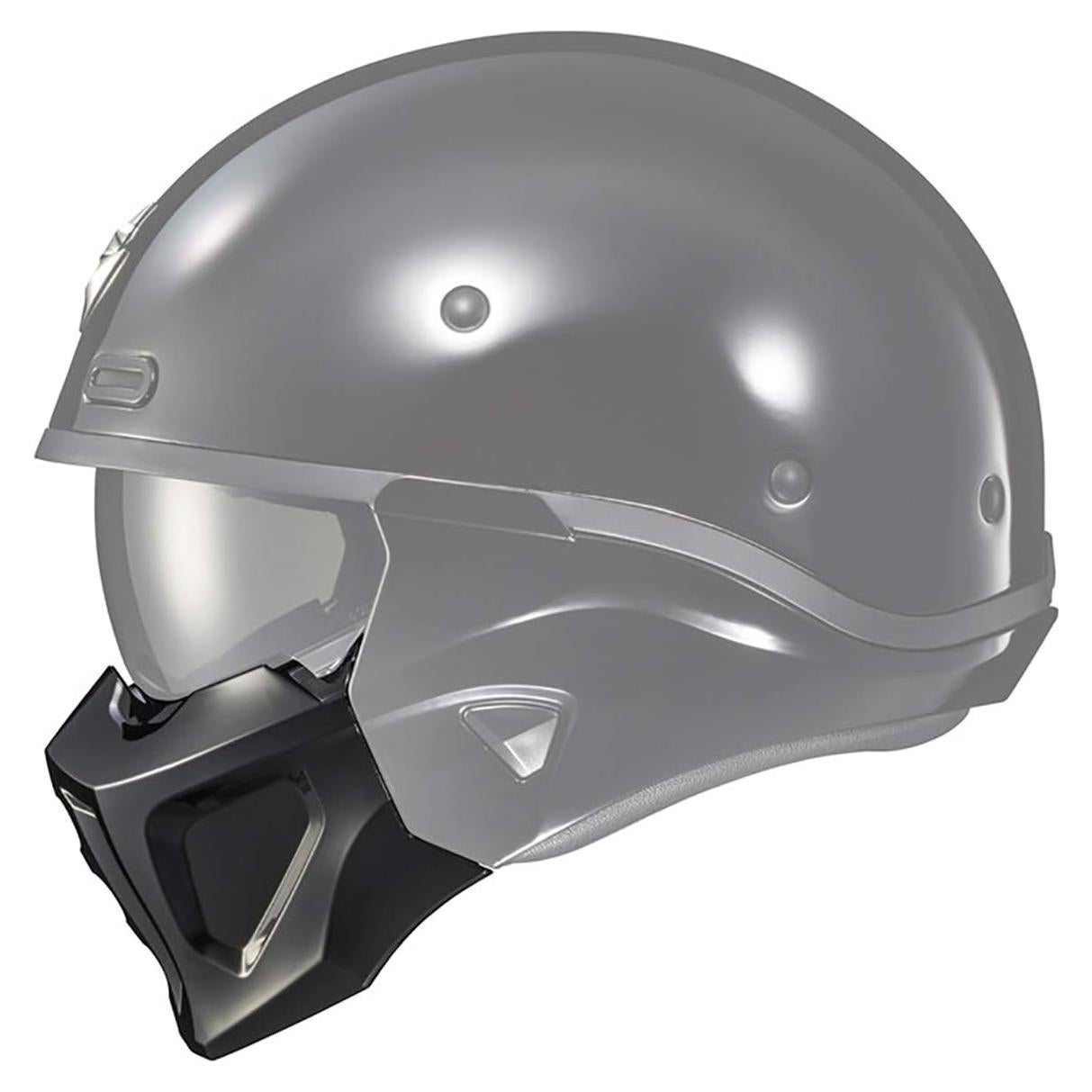 Cubierta de Barbilla Scorpion EXO Covert X Negro Brillante