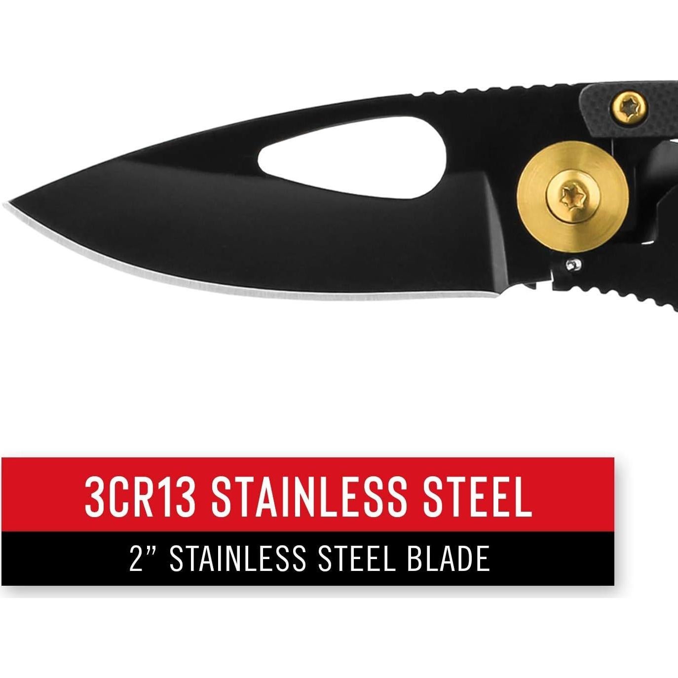 Cuchillo de bolsillo Coast FX200 5.08 cm acero inoxidable