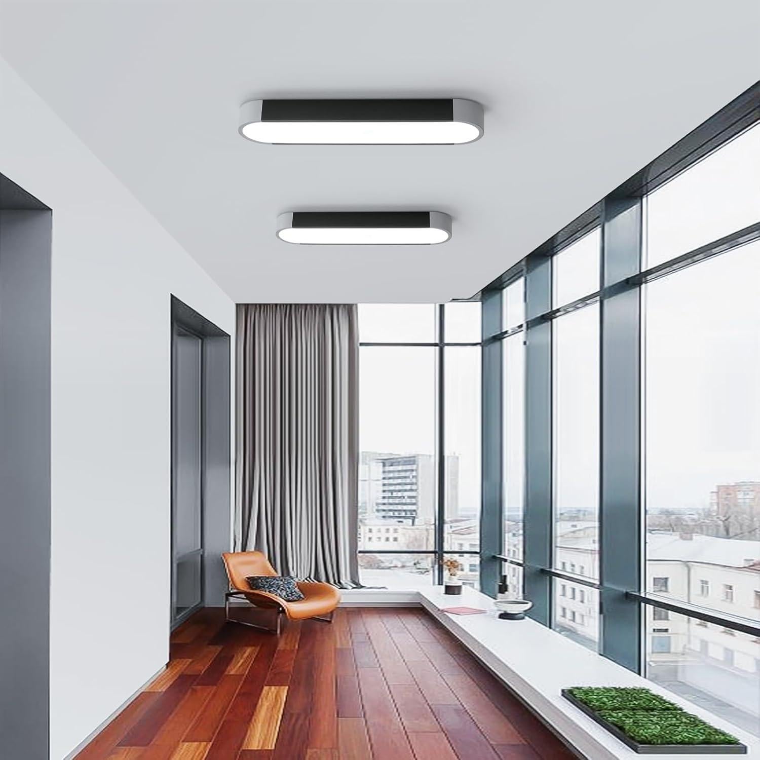 Luz de Techo LED Qcyuui 50cm 39W Protección Ocular