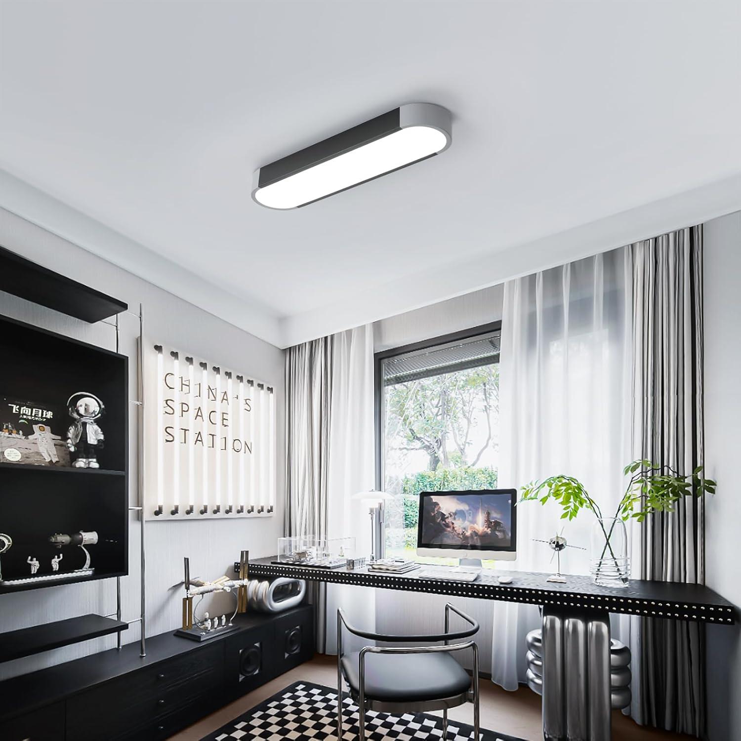 Luz de Techo LED Qcyuui 50cm 39W Protección Ocular