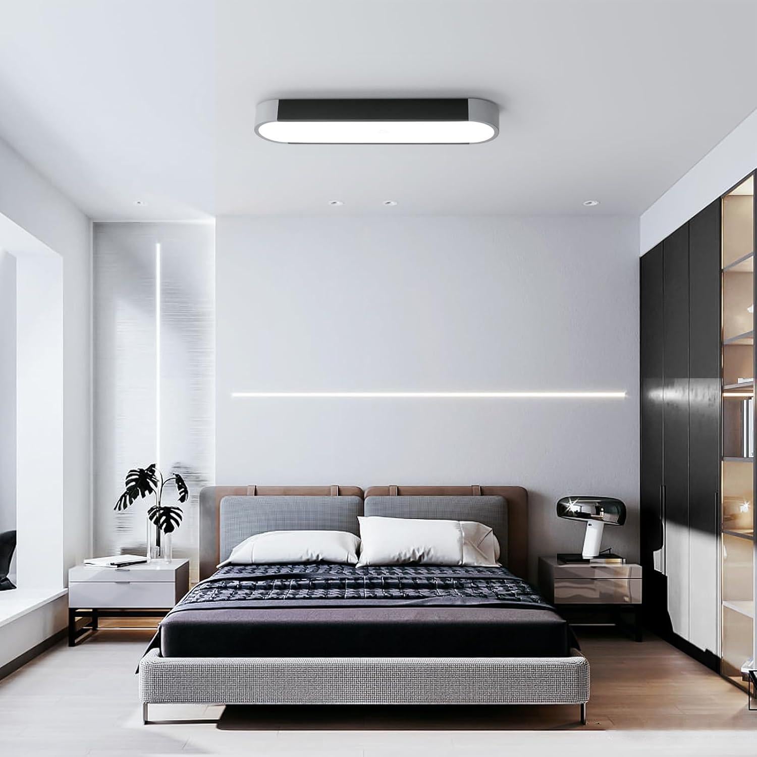 Luz de Techo LED Qcyuui 50cm 39W Protección Ocular