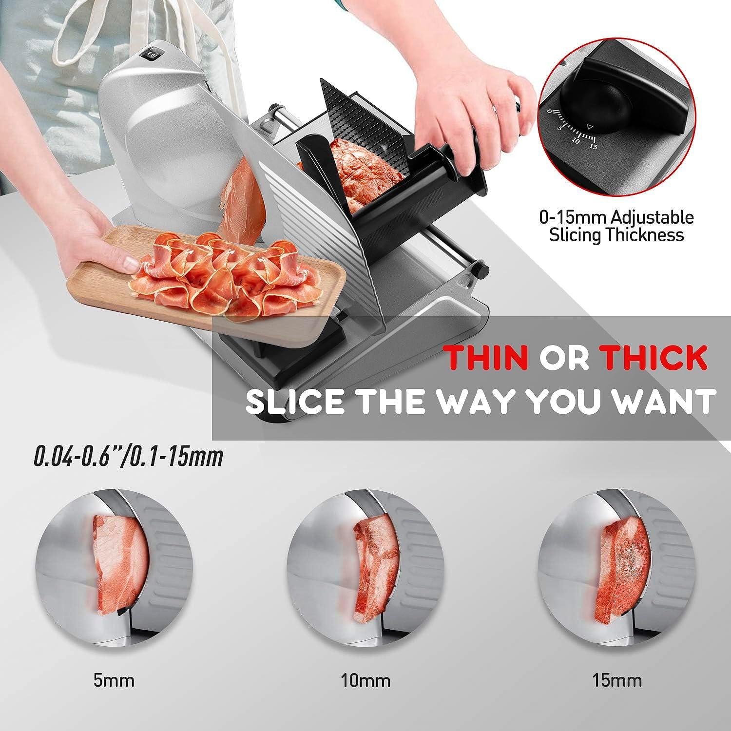 Cortadora de Carne Techwood 150W con Cuchilla de 19.05 cm