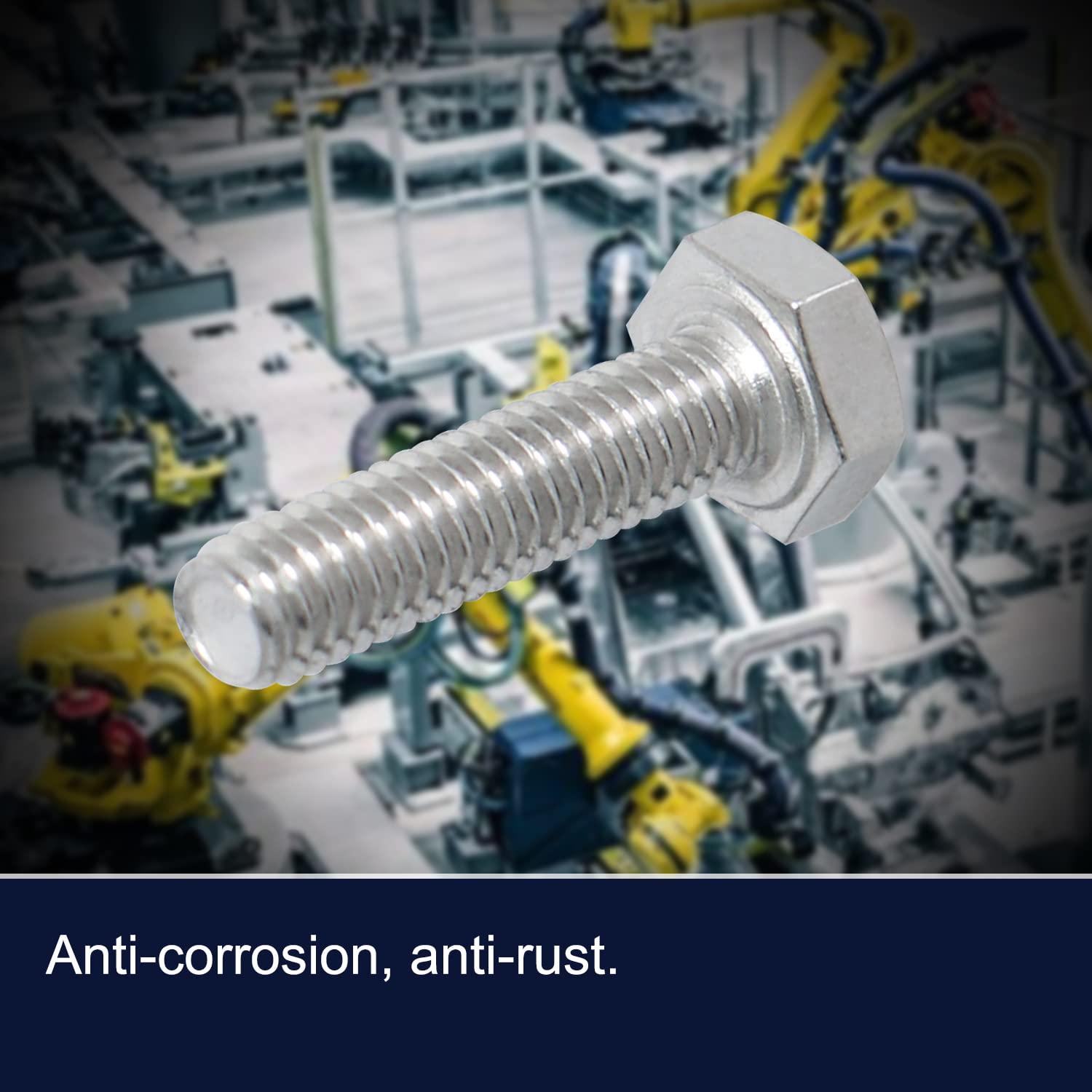 Tornillos Hexagonales Inversos M6 x 25mm Aopin Acero Inoxidable 4 Pcs