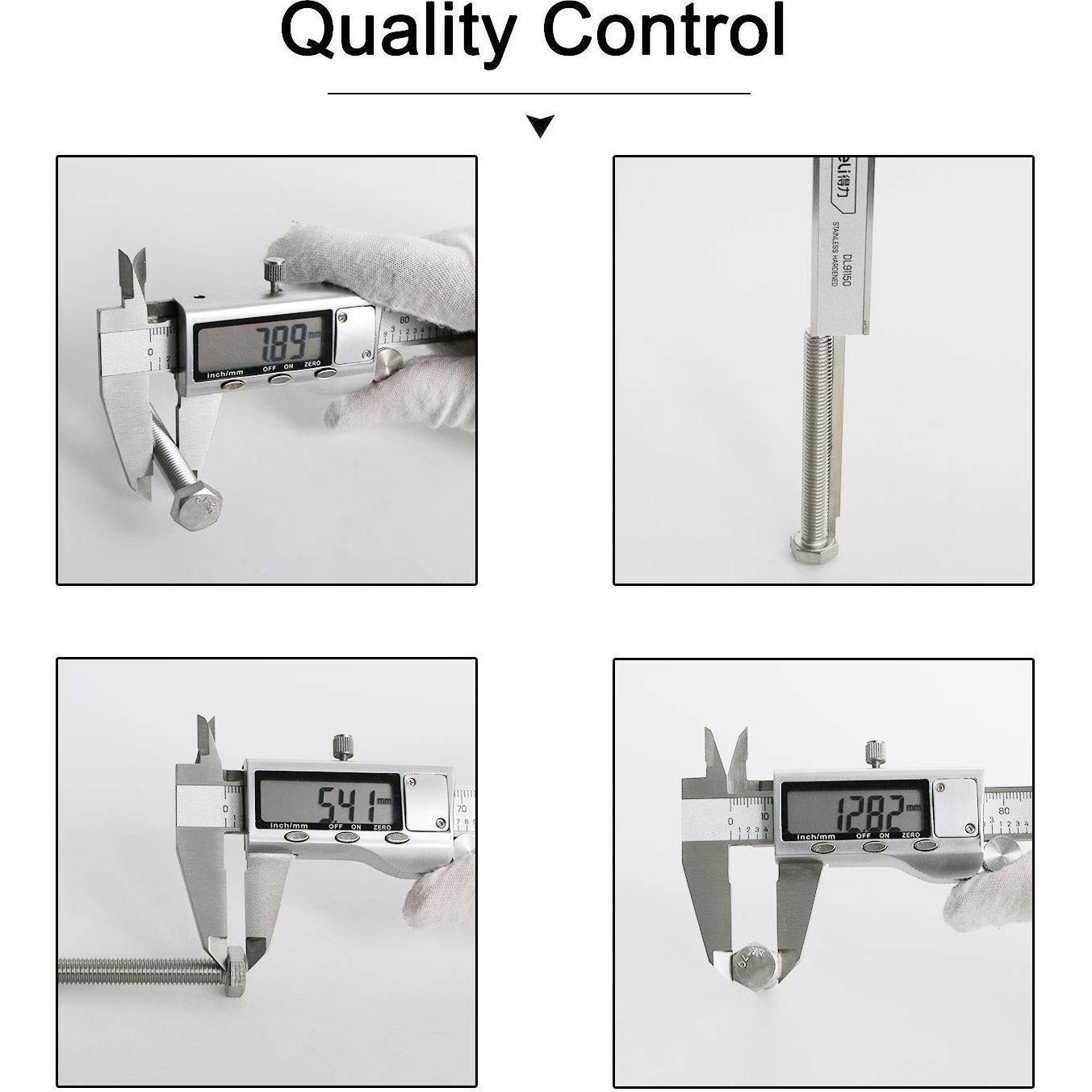 Tornillos Hexagonales Inversos M6 x 25mm Aopin Acero Inoxidable 4 Pcs