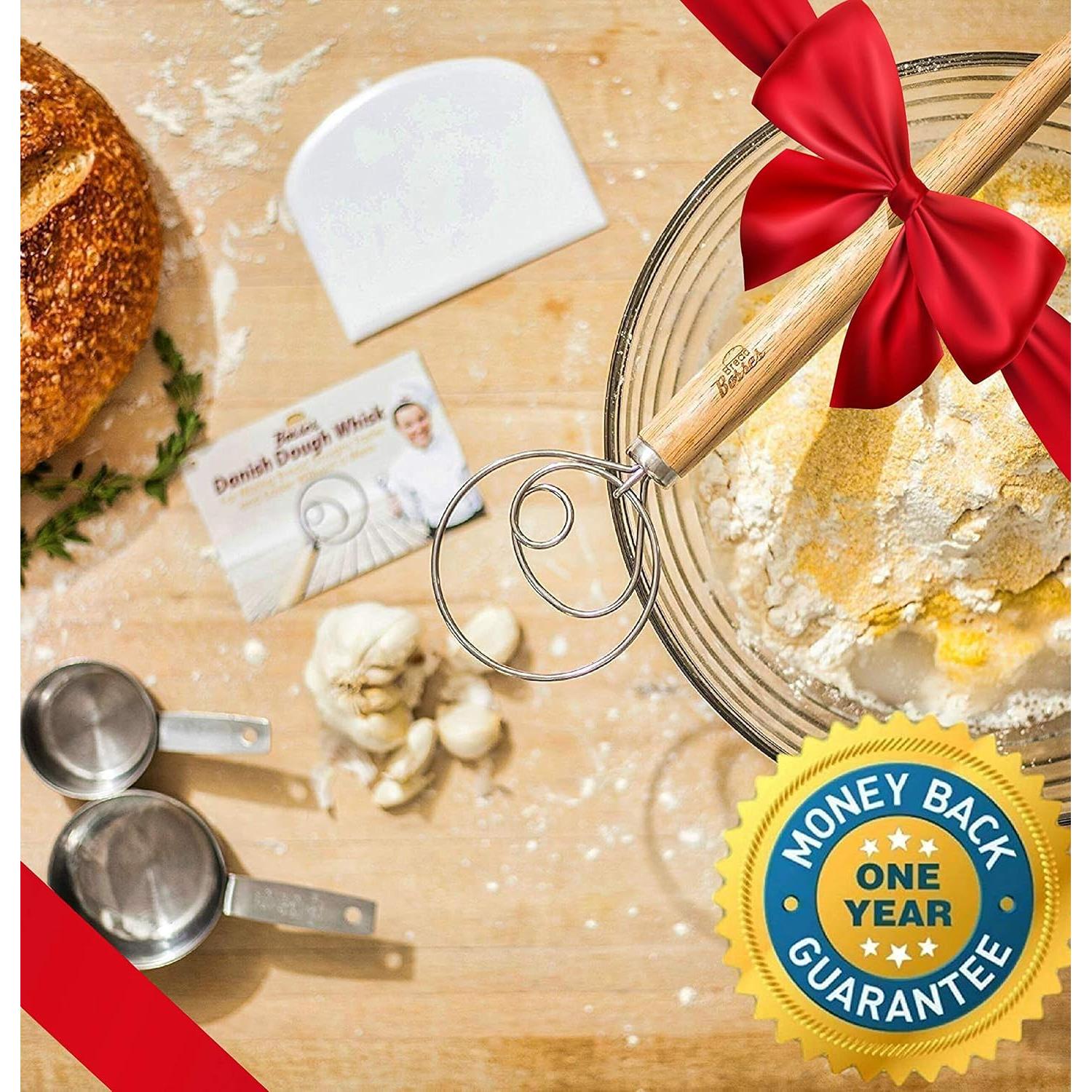 Batidor de Masa Danés Bread Bosses - Acero Inoxidable 37cm