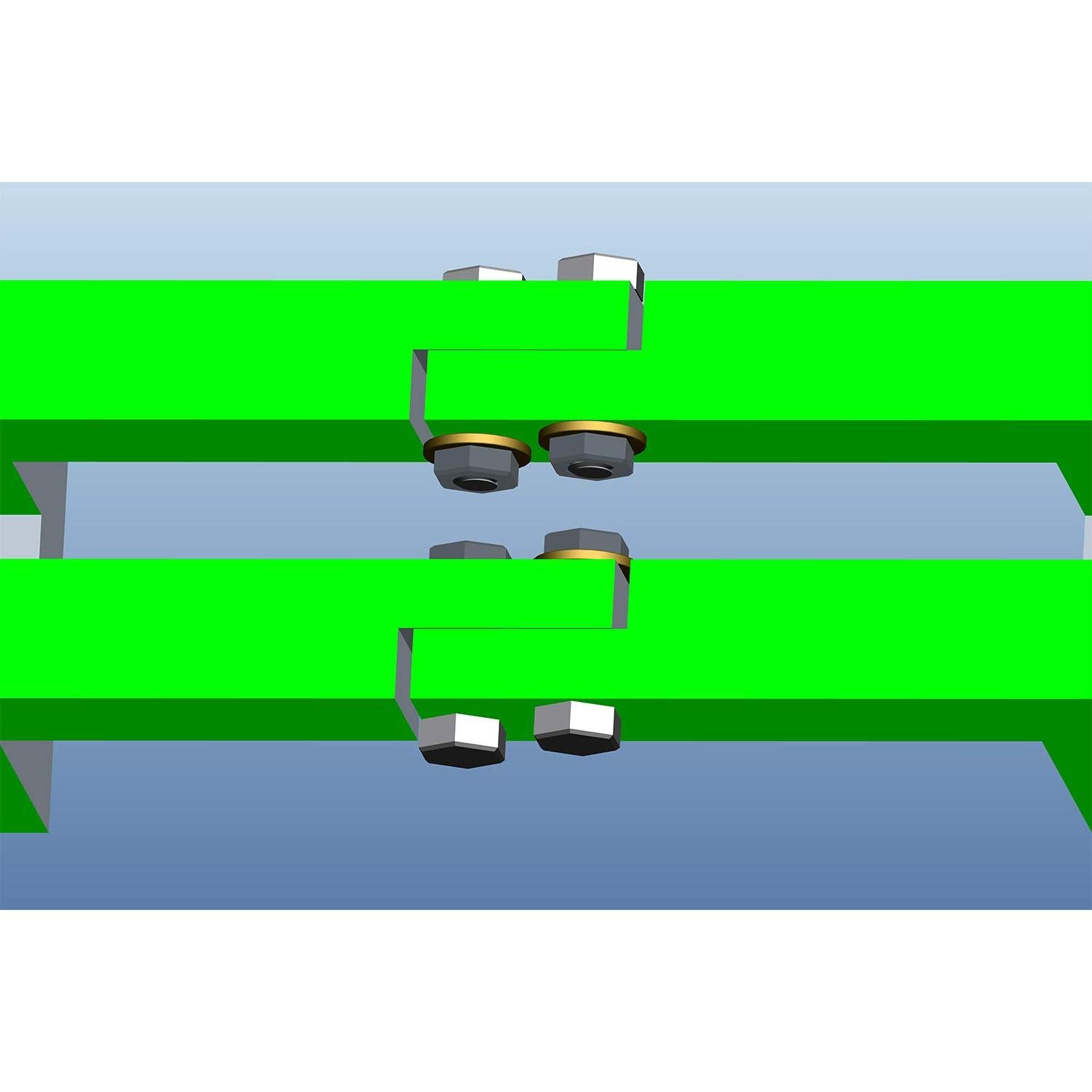 Tornillos Hexagonales Aopin M6 x 110mm Acero Inoxidable 8 Pcs