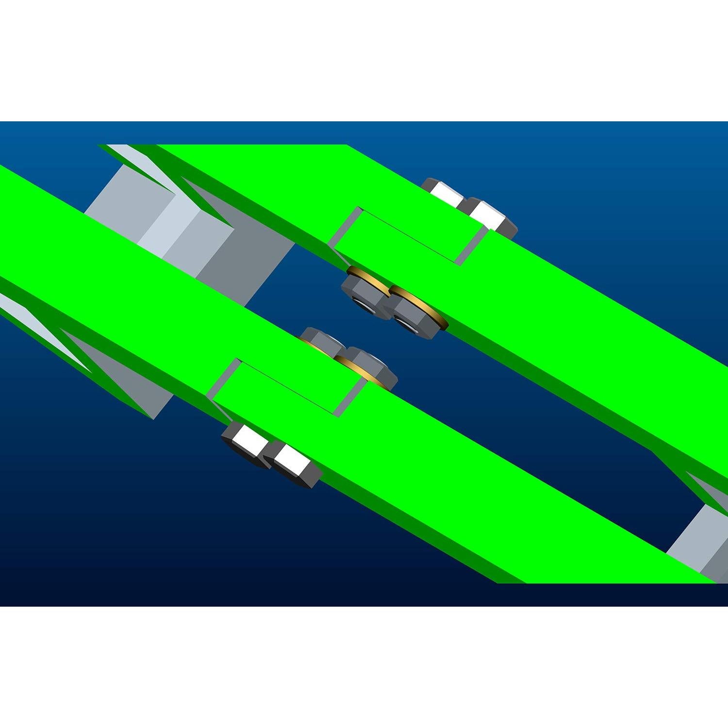 Tornillos Hexagonales Aopin M6 x 110mm Acero Inoxidable 8 Pcs
