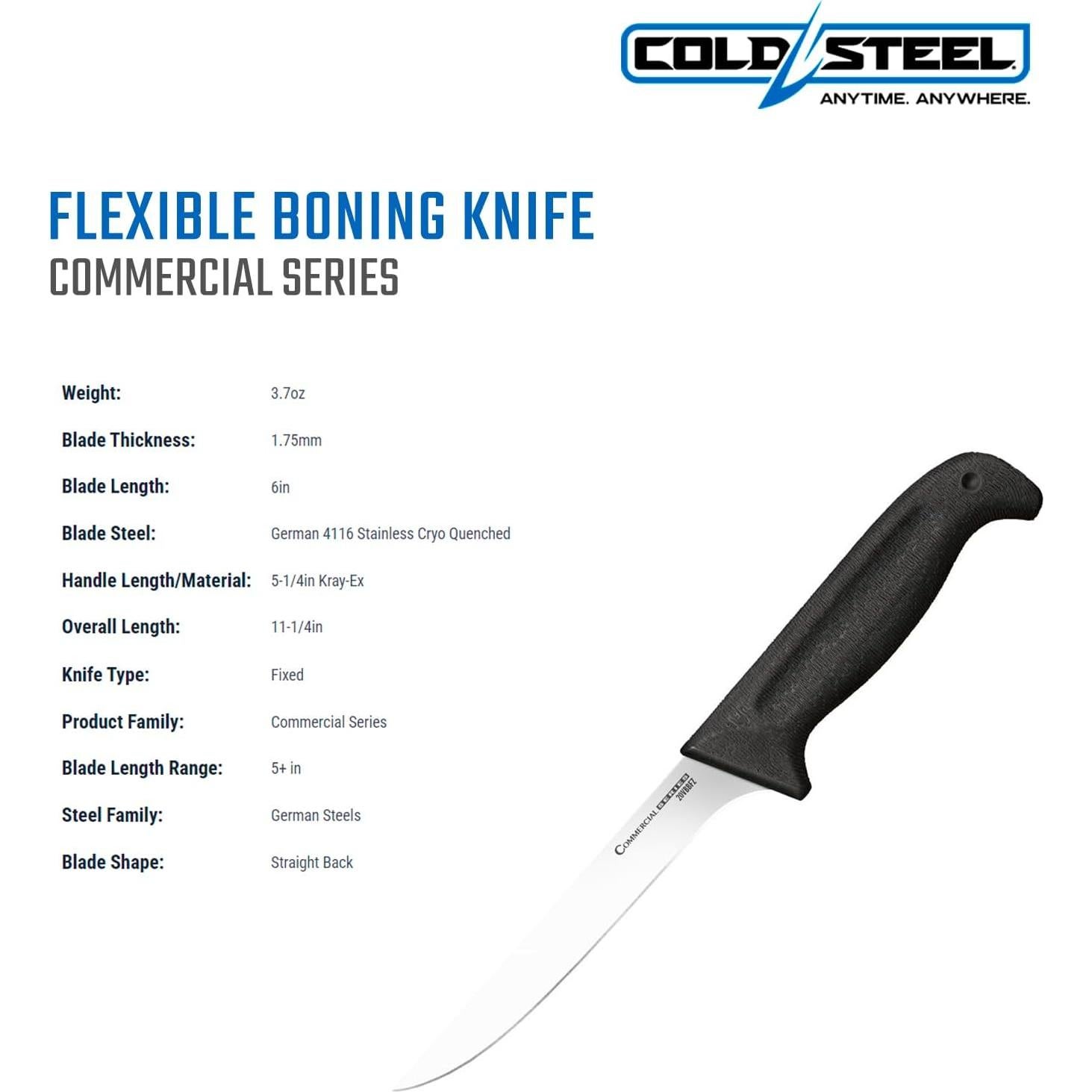 Cuchillo Fijo Cold Steel 15.24 cm Acero Inoxidable 4116