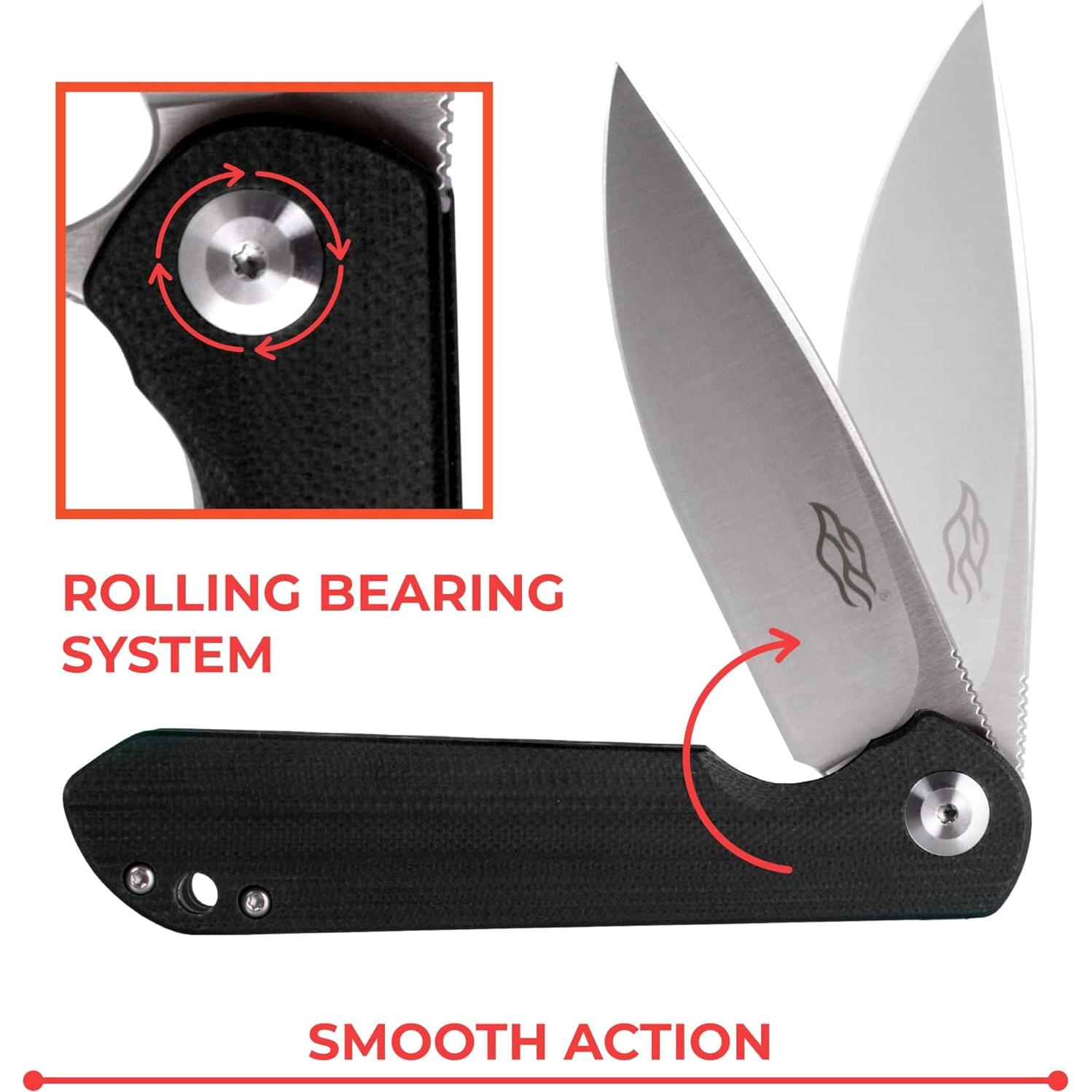 Cuchillo Plegable Ganzo FH41-CF Acero D2 Mango G10 20.1cm