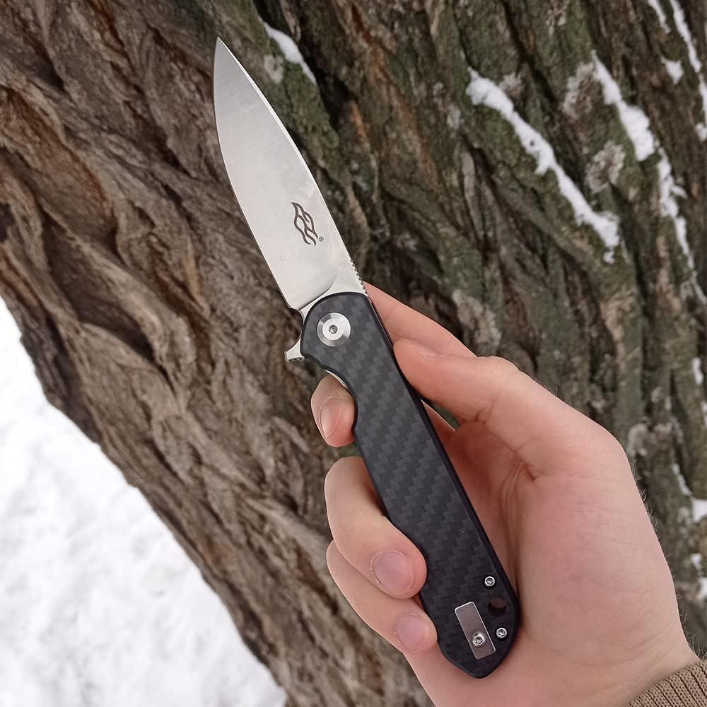 Cuchillo Plegable Ganzo FH41-CF Acero D2 Mango G10 20.1cm