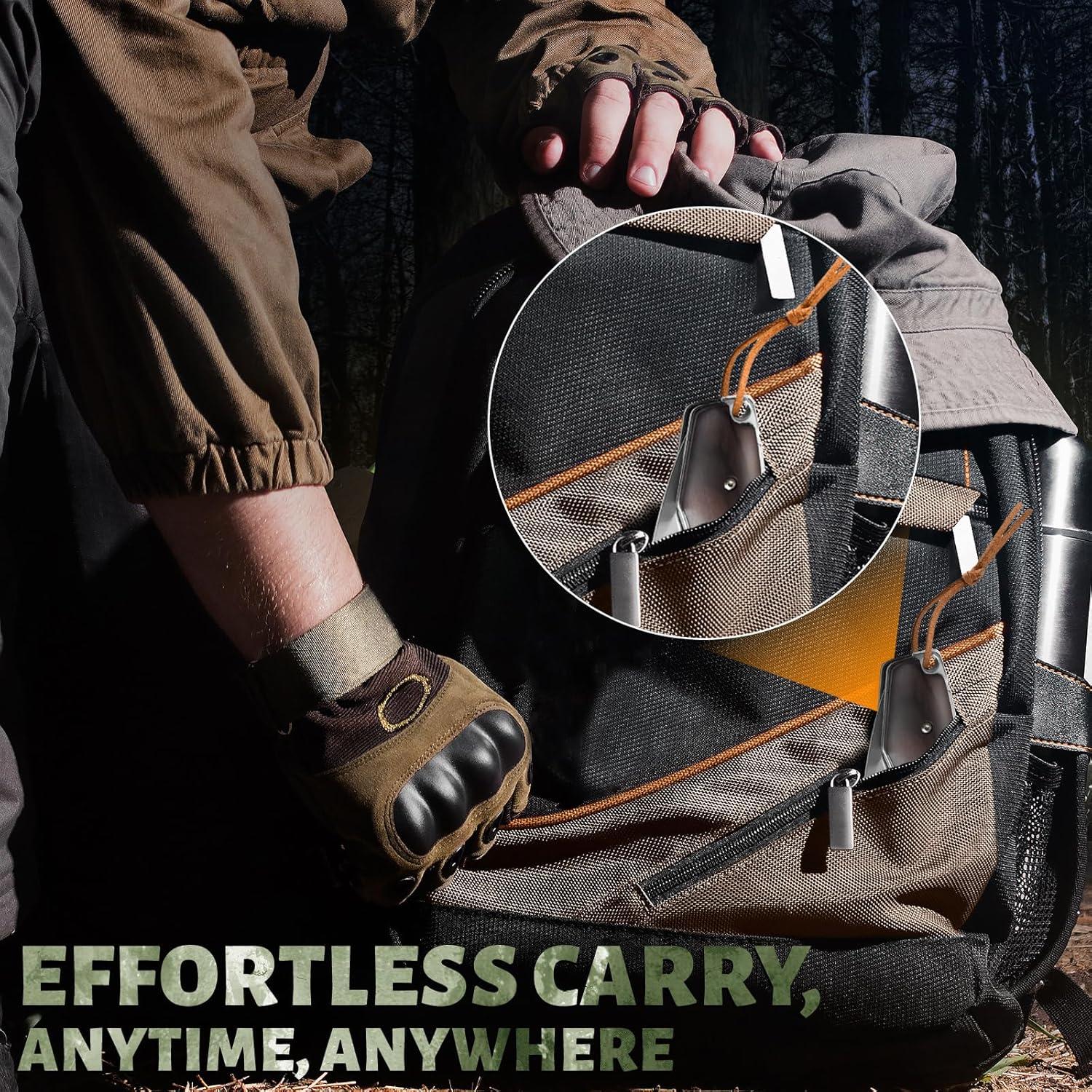 Cuchillo de Caza Plegable WinWire 21.2 cm Acero M390 Marrón