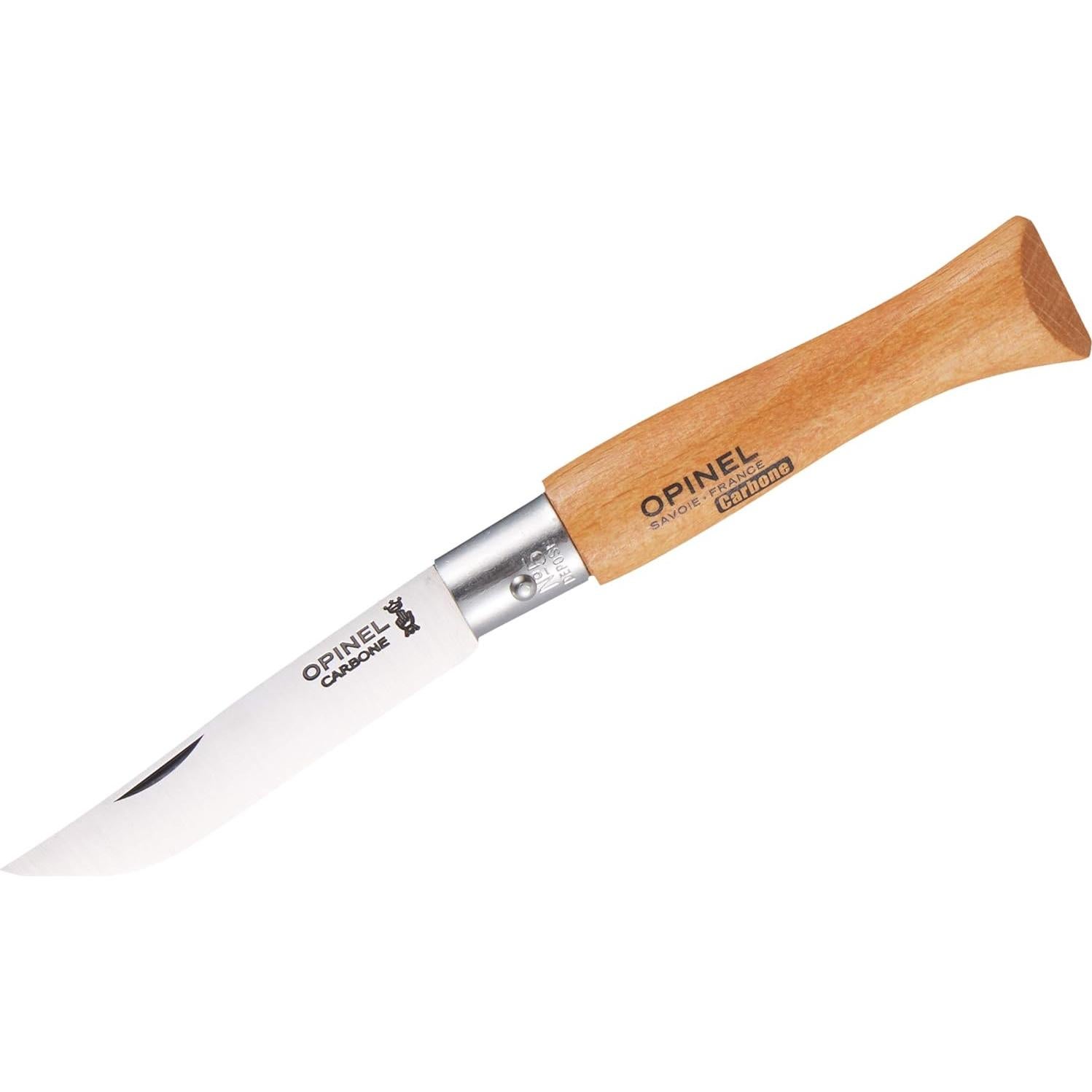 Cuchillo Plegable Opinel No. 2 - Acero al Carbono y Madera de Haya