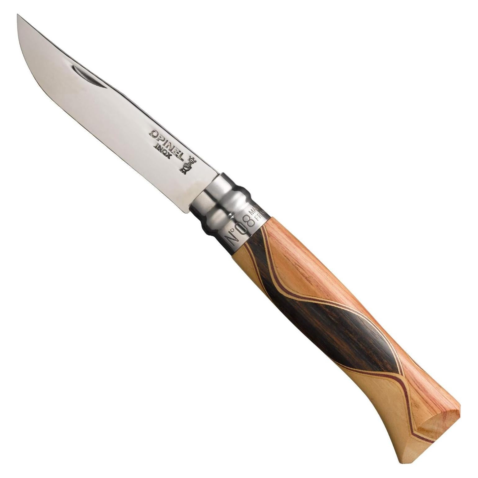 Cuchillo de bolsillo plegable Opinel Chaperon No. 8 - Mango de madera