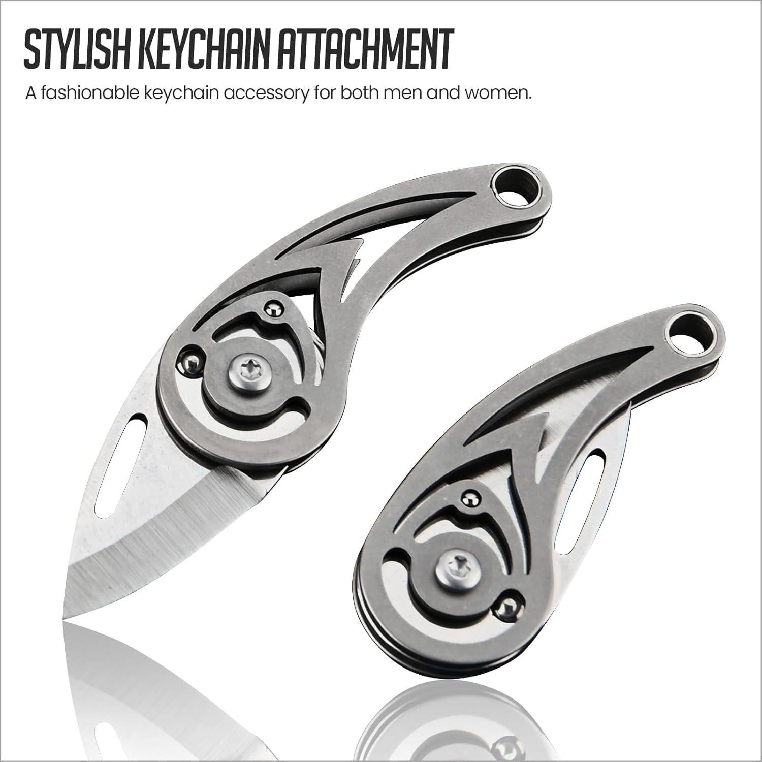 Cuchillo de Bolsillo EDC Tops Home Titanio 6cm Ligero