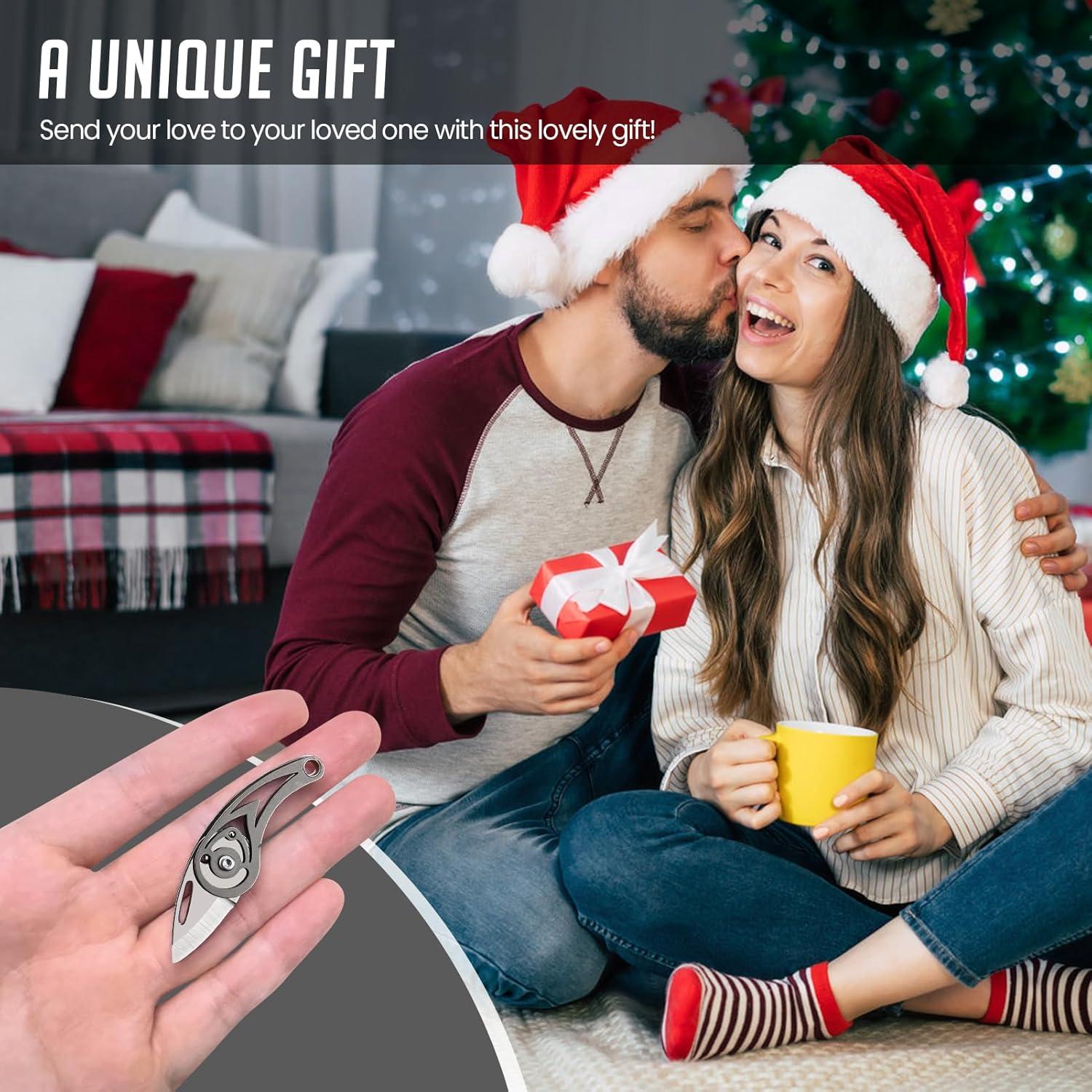 Cuchillo de Bolsillo EDC Tops Home Titanio 6cm Ligero