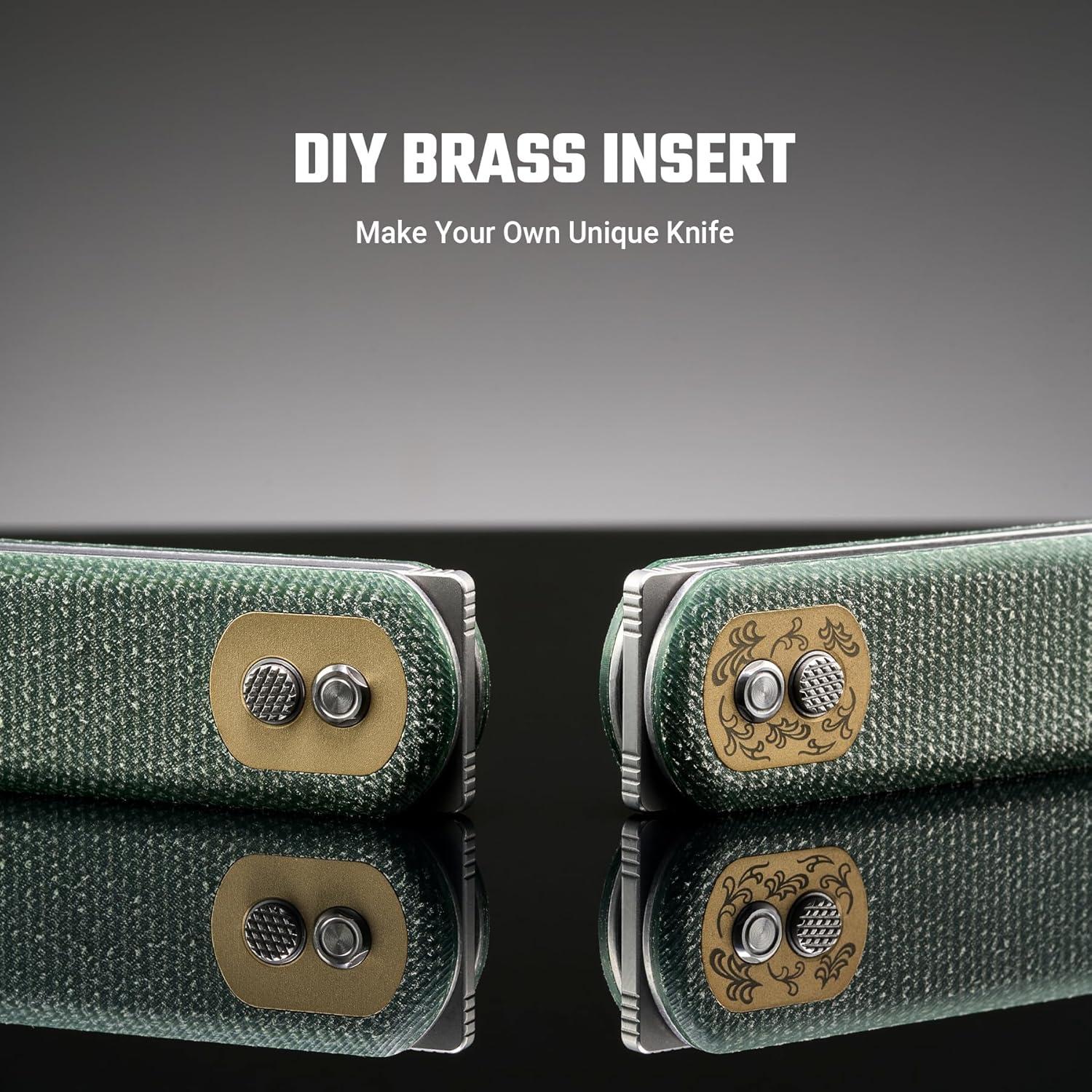 Cuchillo Plegable Vosteed Corgi 7.6 cm Hoja 14C28N Verde EDC