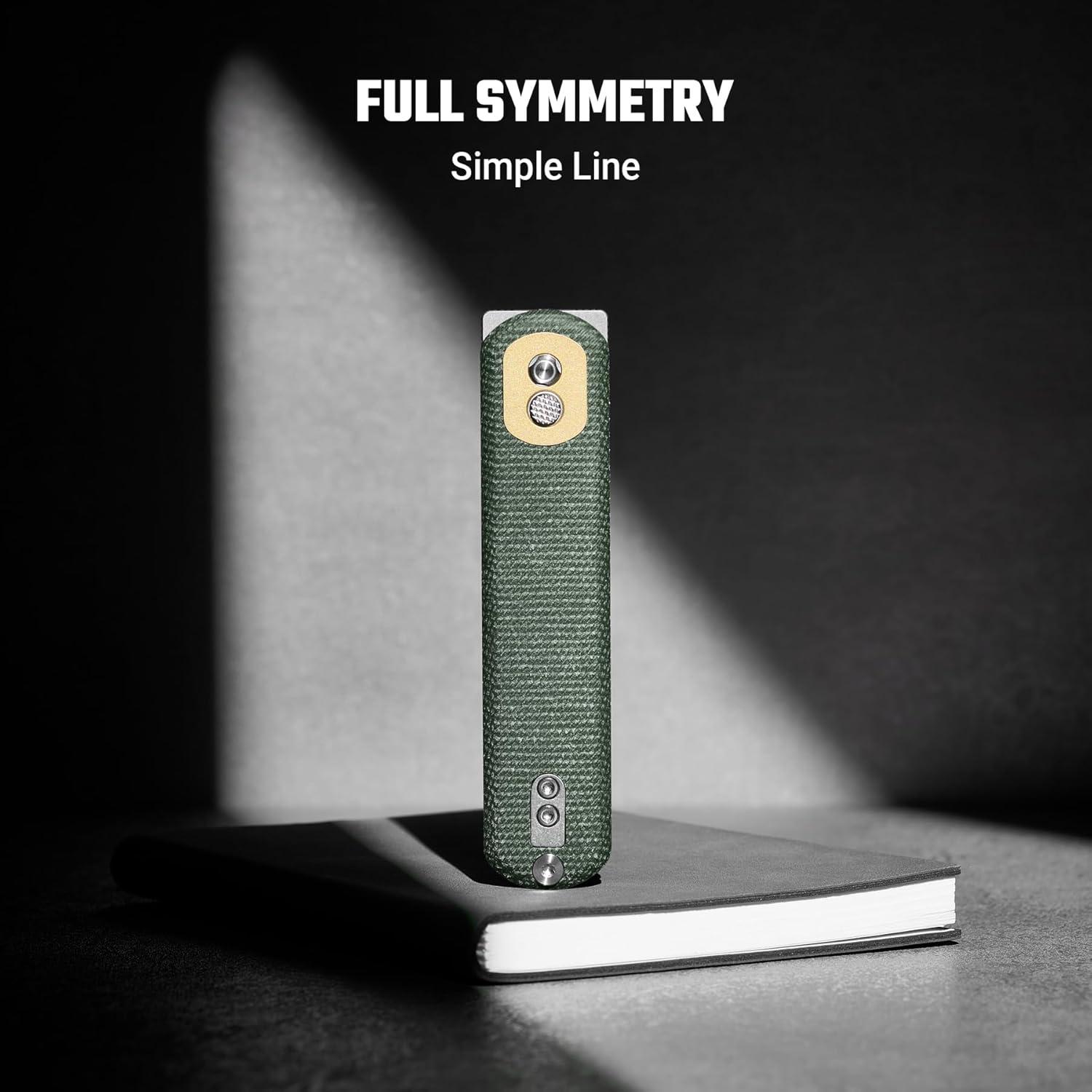 Cuchillo Plegable Vosteed Corgi 7.6 cm Hoja 14C28N Verde EDC