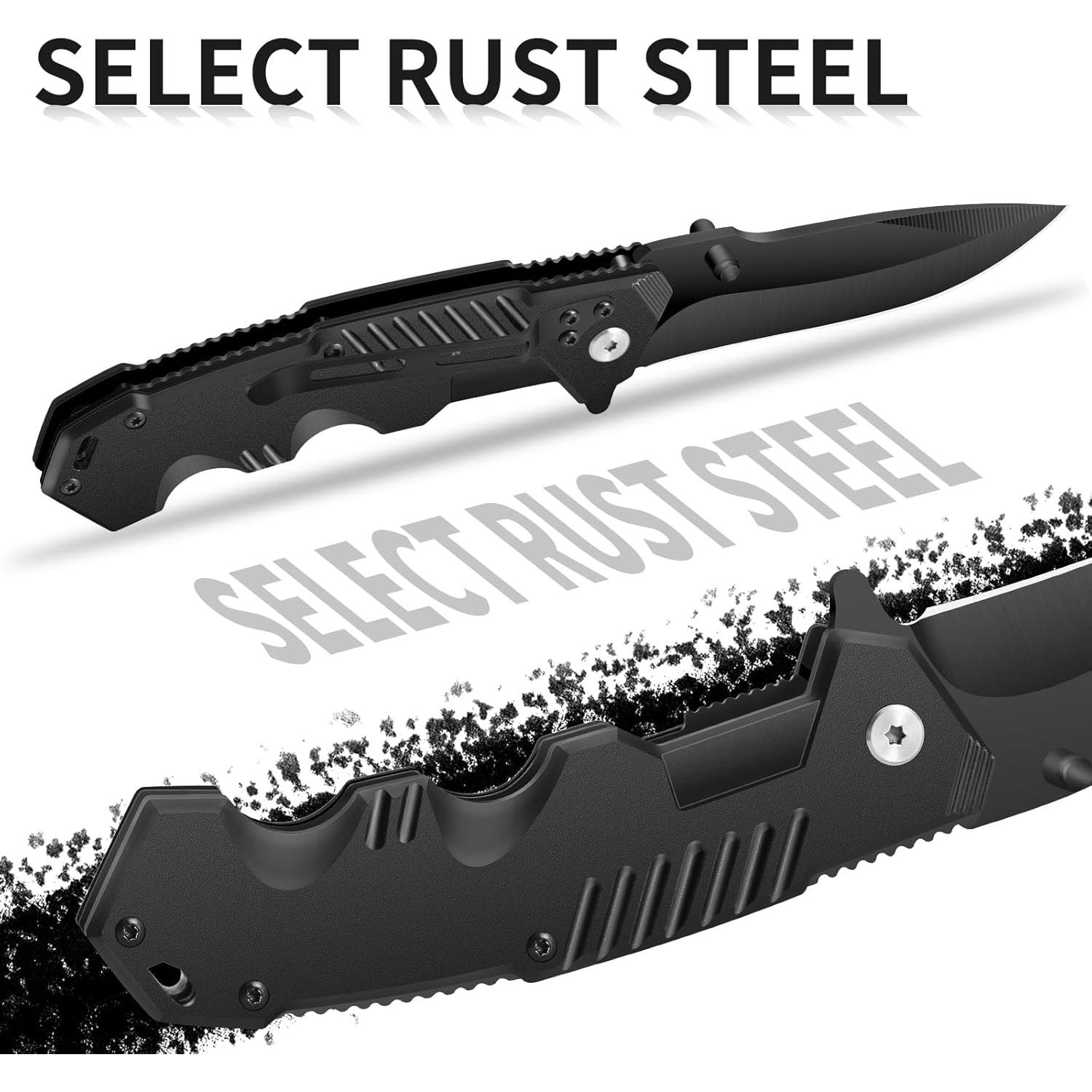 Cuchillo Plegable Táctico Uninuou 10.9 cm Paquete de 6