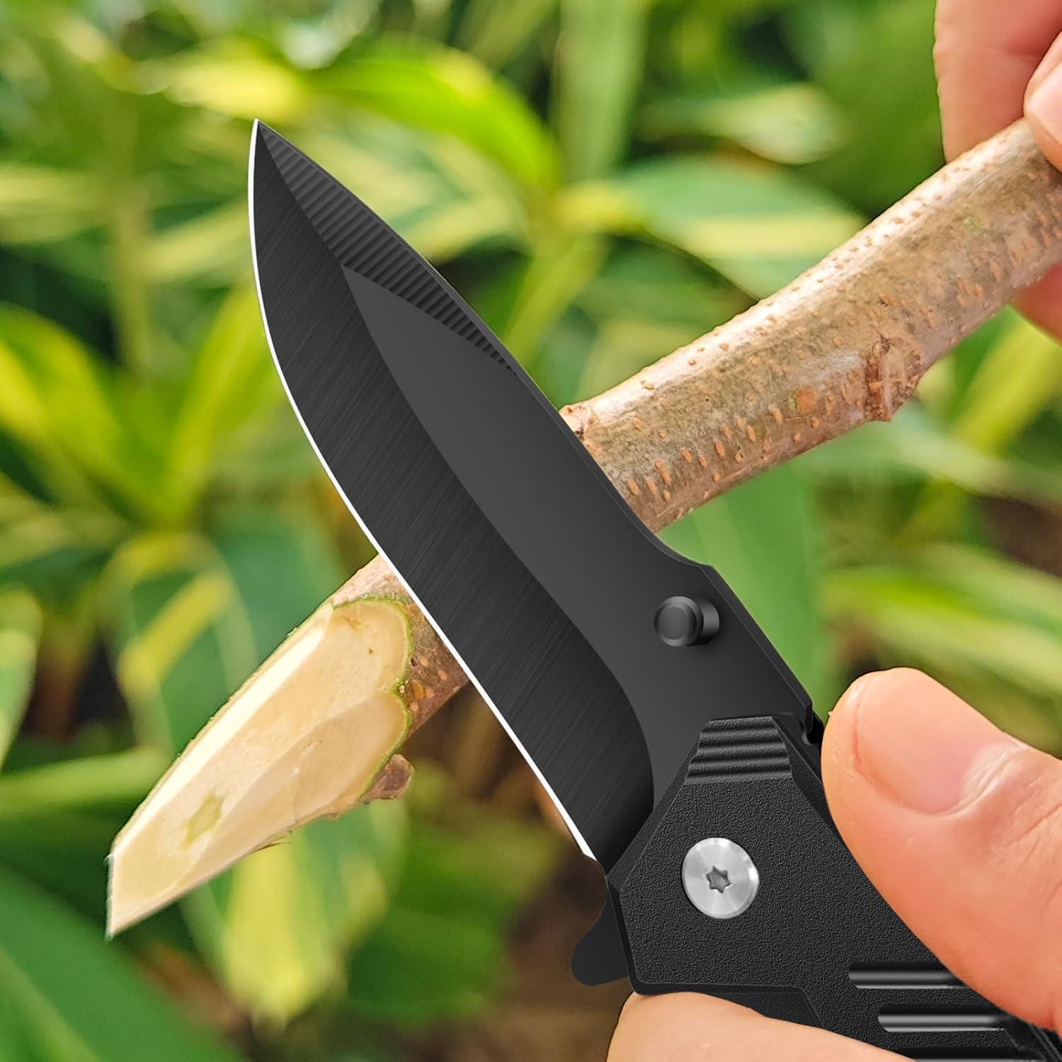 Cuchillo Plegable Táctico Uninuou 10.9 cm Paquete de 6