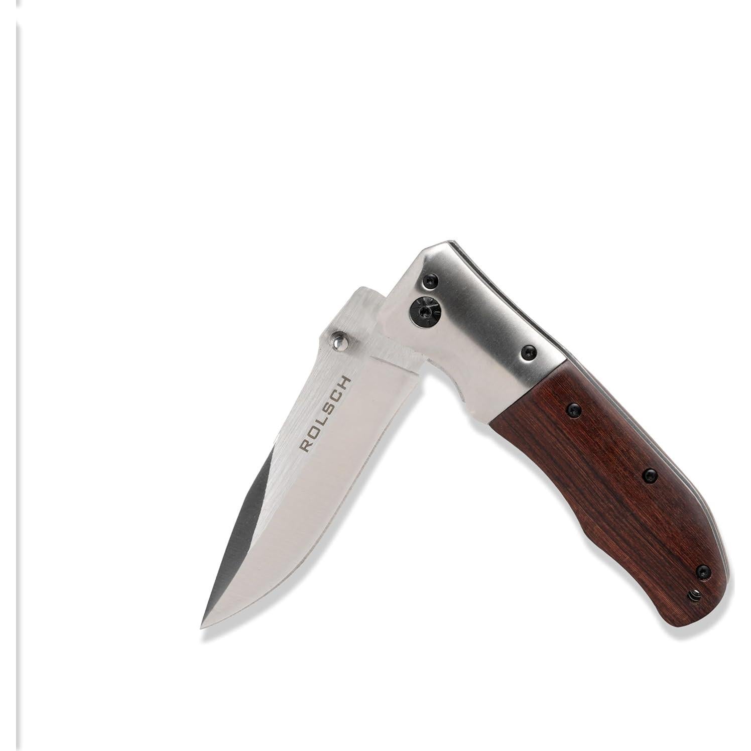 Cuchillo de bolsillo ROLSCH RK-101 con mango de palo de rosa