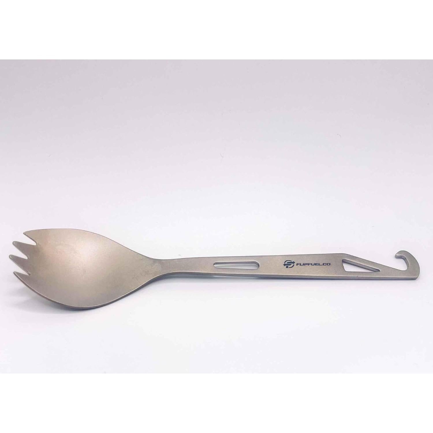 Cuchara tenedor de titanio FlipFuel ultra ligera 14.5g