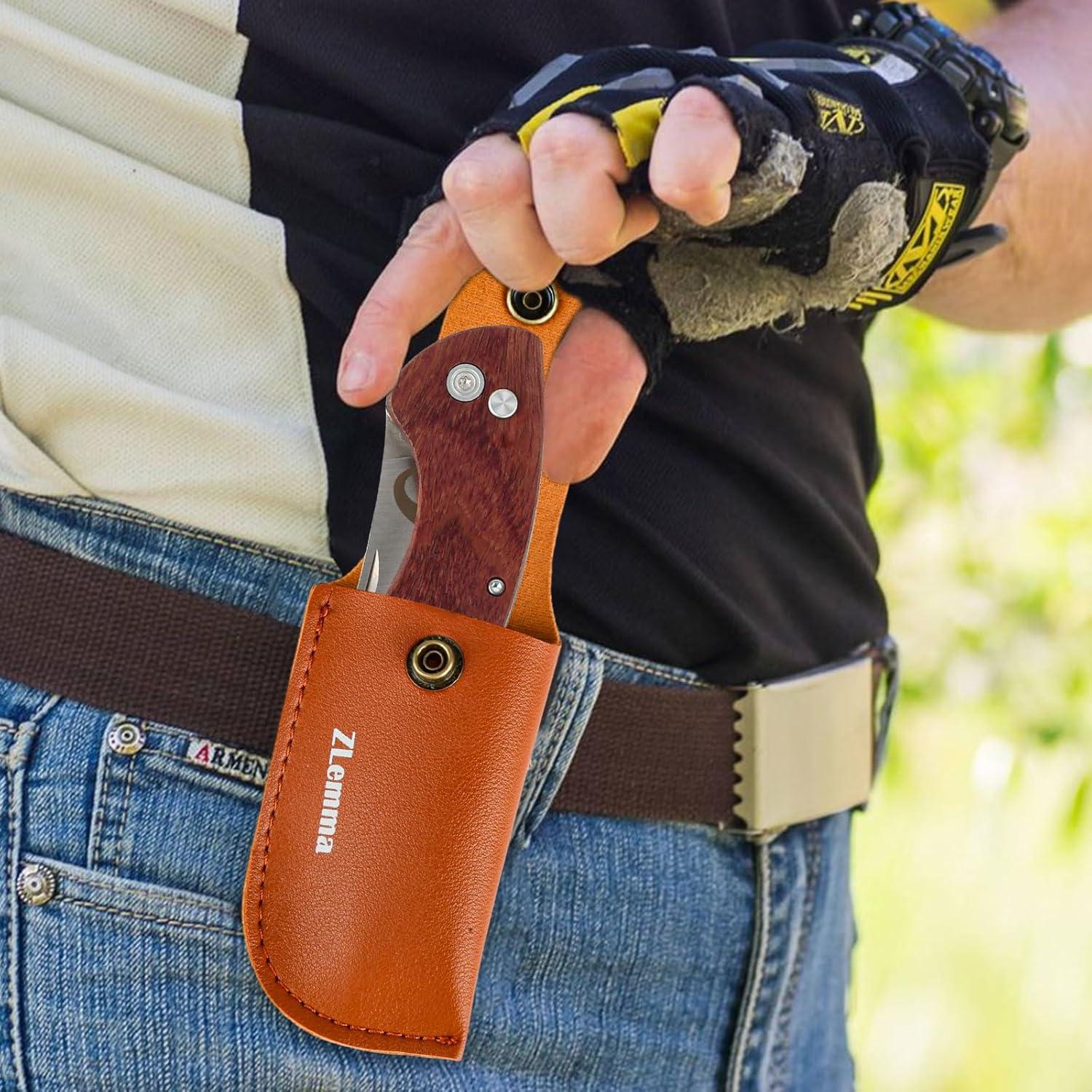 Cuchillo de bolsillo ZLemma para niños con funda de seguridad