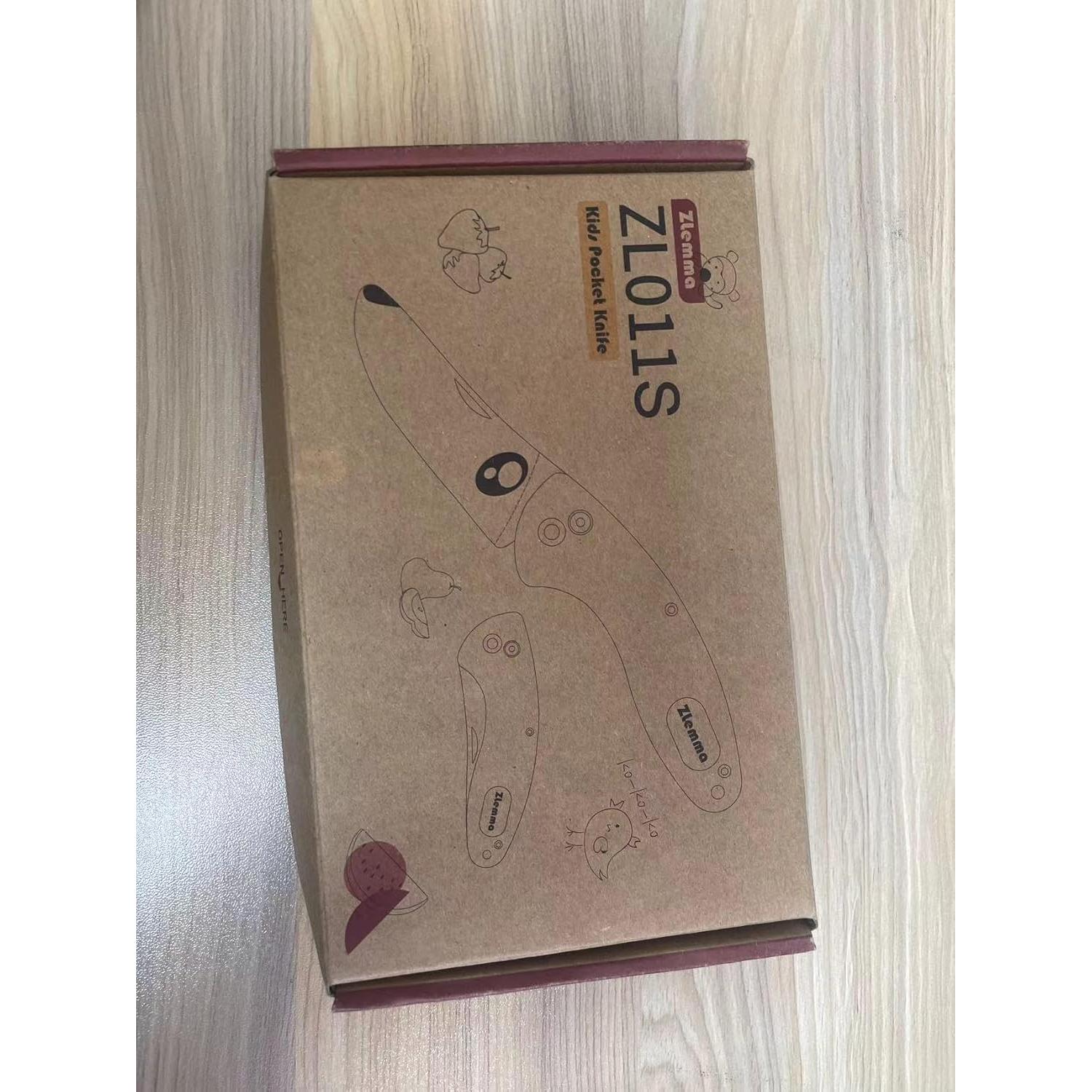 Cuchillo de bolsillo ZLemma para niños con funda de seguridad