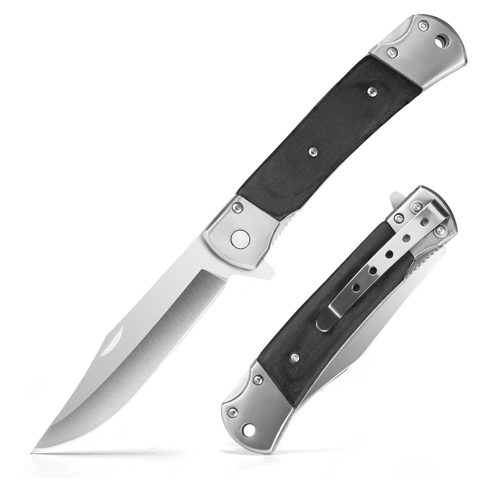 Cuchillo de bolsillo BARRYSAIL 6696, acero inoxidable 9.9 cm