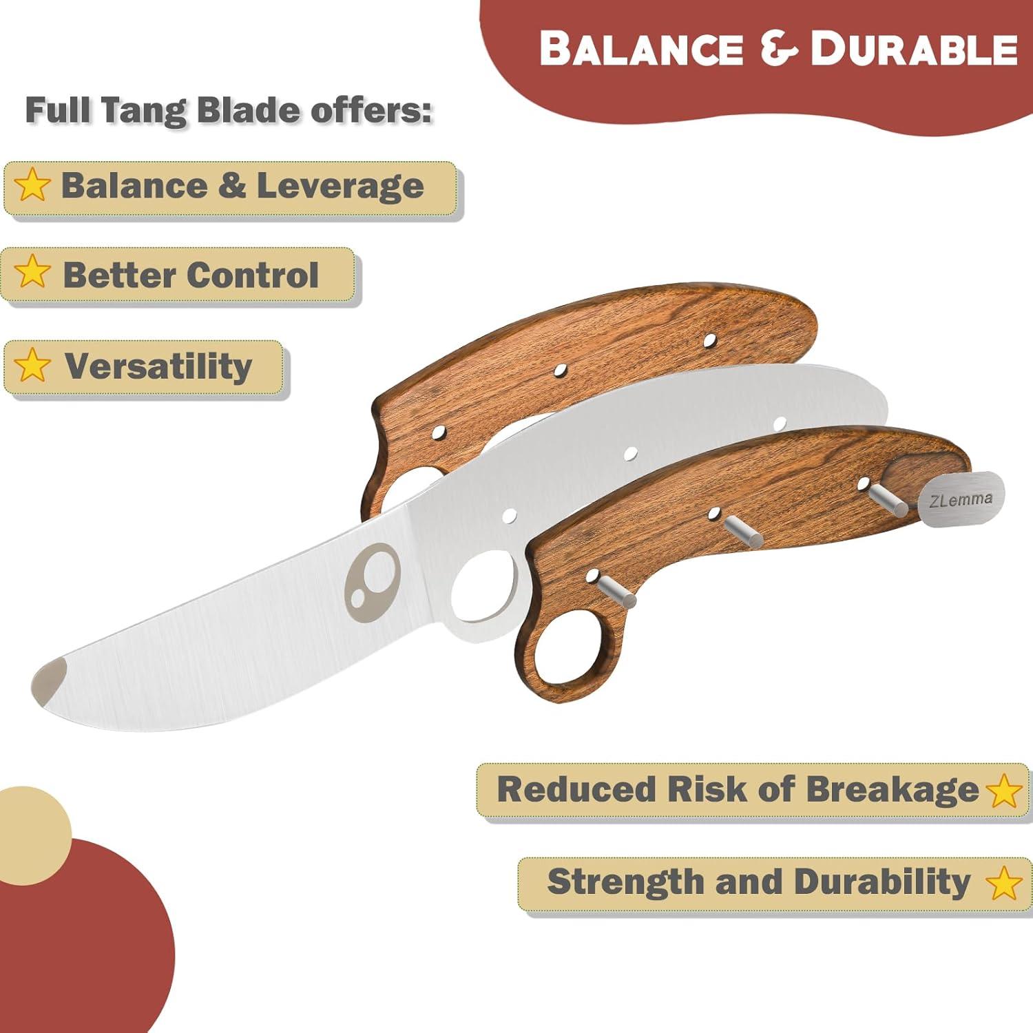 Cuchillo Scout ZLemma para Niños con Anillo Educativo y Funda