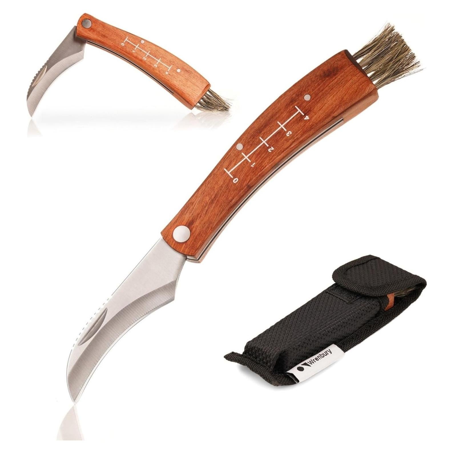 Cuchillo Plegable para Setas Wrenbury - Hoja 7.5 cm Acero Inoxidable