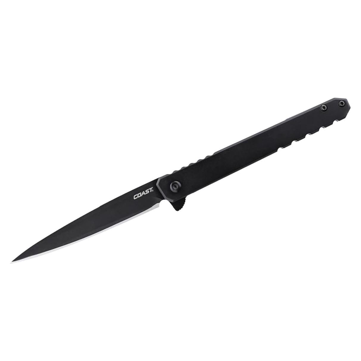 Cuchillo Plegable Coast LX532 EDC Acero Inoxidable Negro 8.89 cm