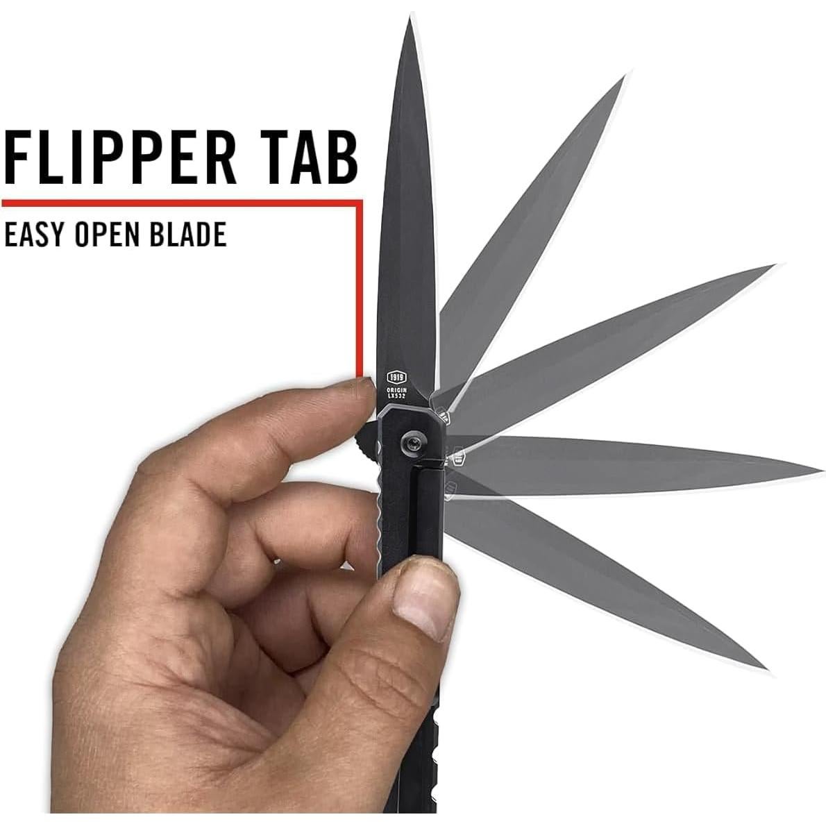 Cuchillo Plegable Coast LX532 EDC Acero Inoxidable Negro 8.89 cm