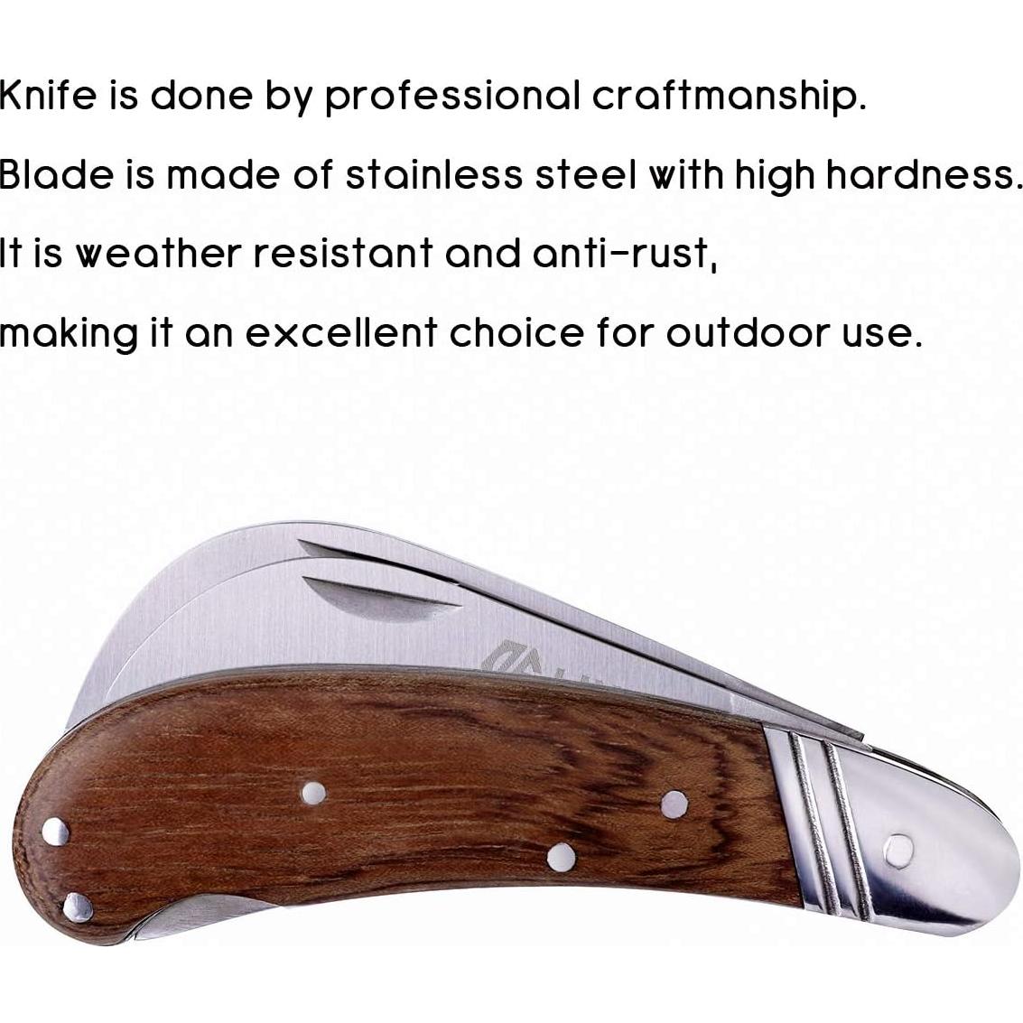 Cuchillo de Injerto Linsen-Outdoors 6.35 cm Acero Inoxidable