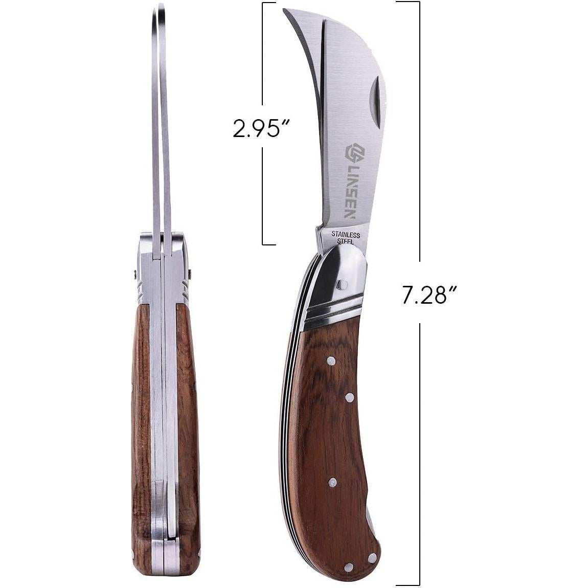 Cuchillo de Injerto Linsen-Outdoors 6.35 cm Acero Inoxidable