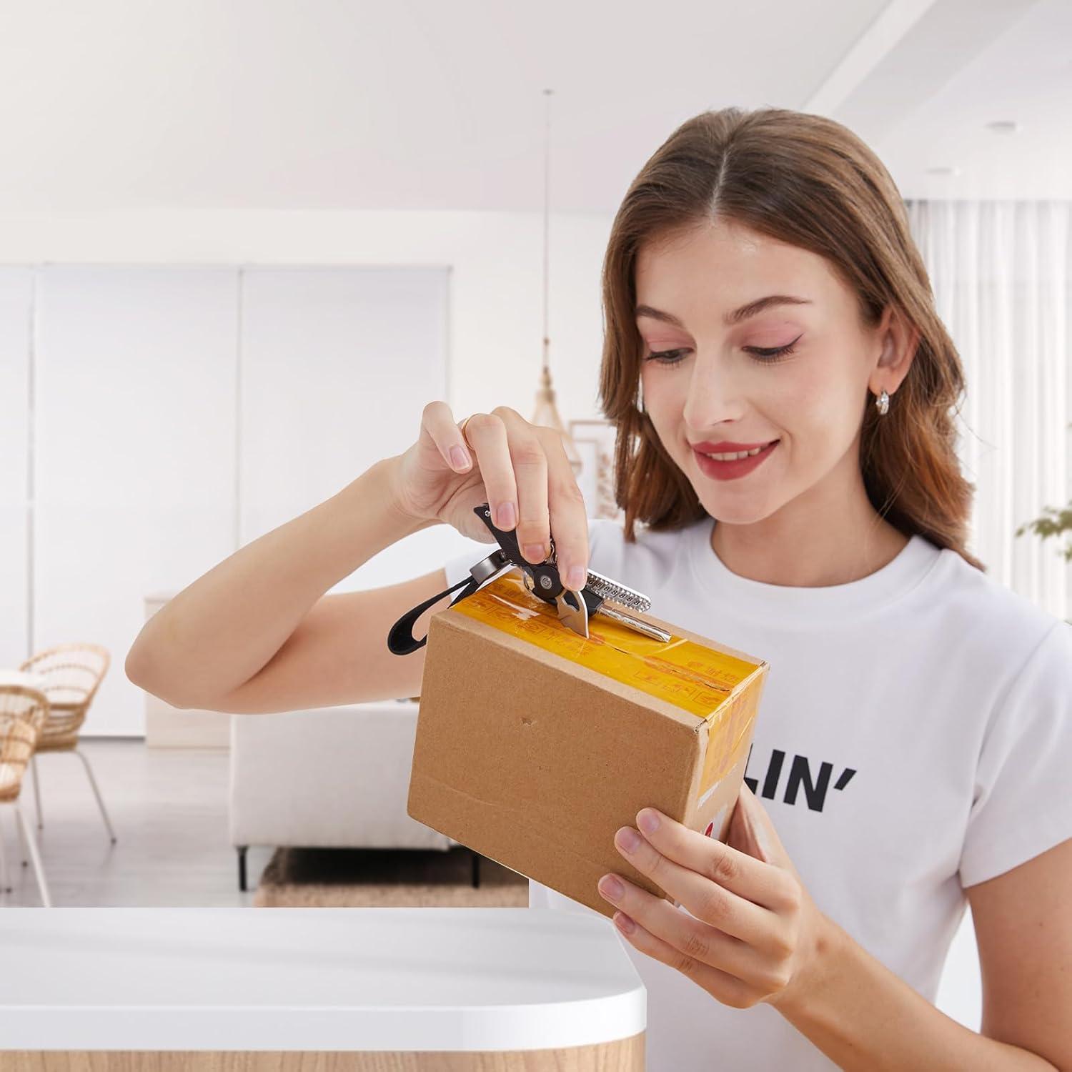 Cuchillo de bolsillo plegable Coowolf negro 2.54 cm acero