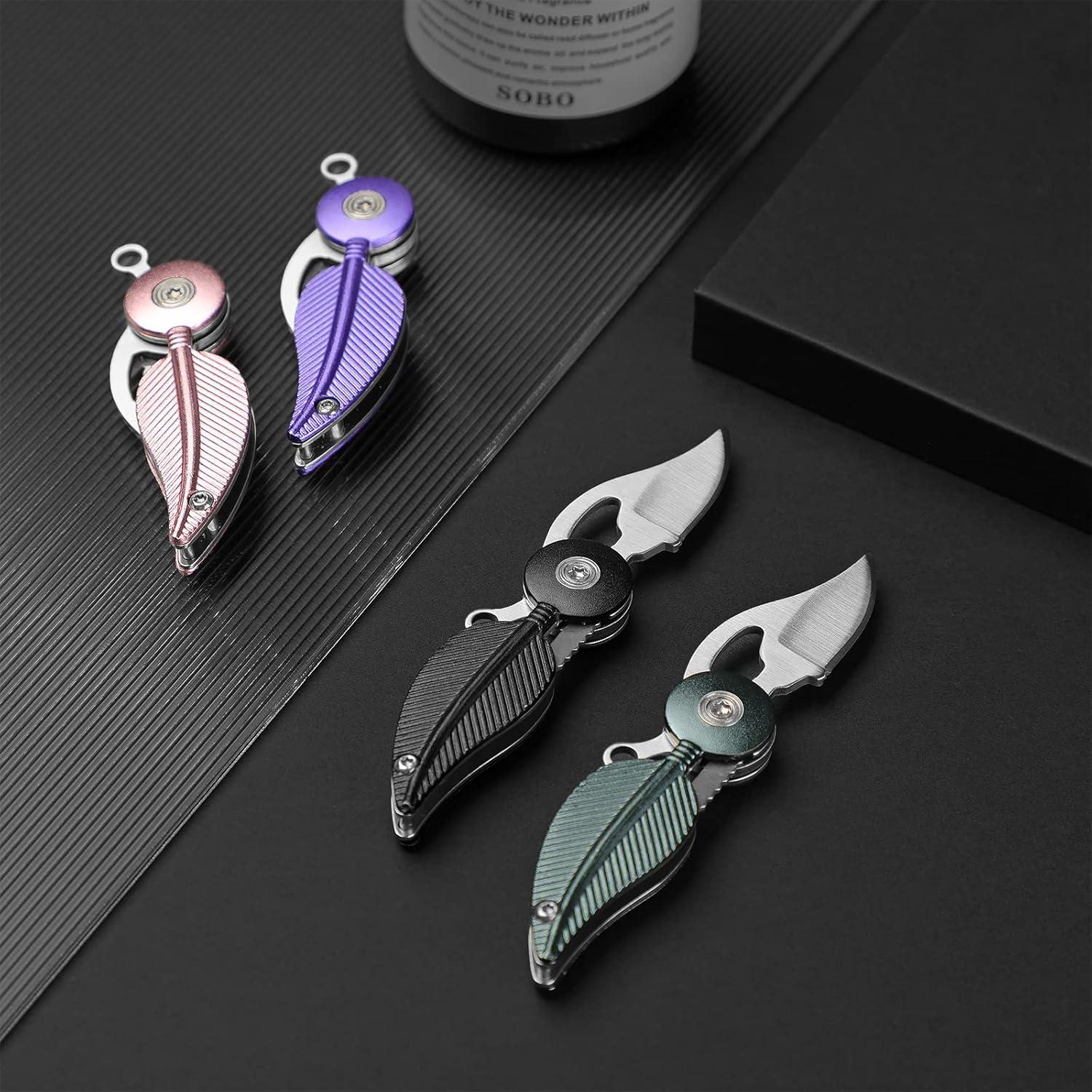 Cuchillo de bolsillo plegable Coowolf negro 2.54 cm acero