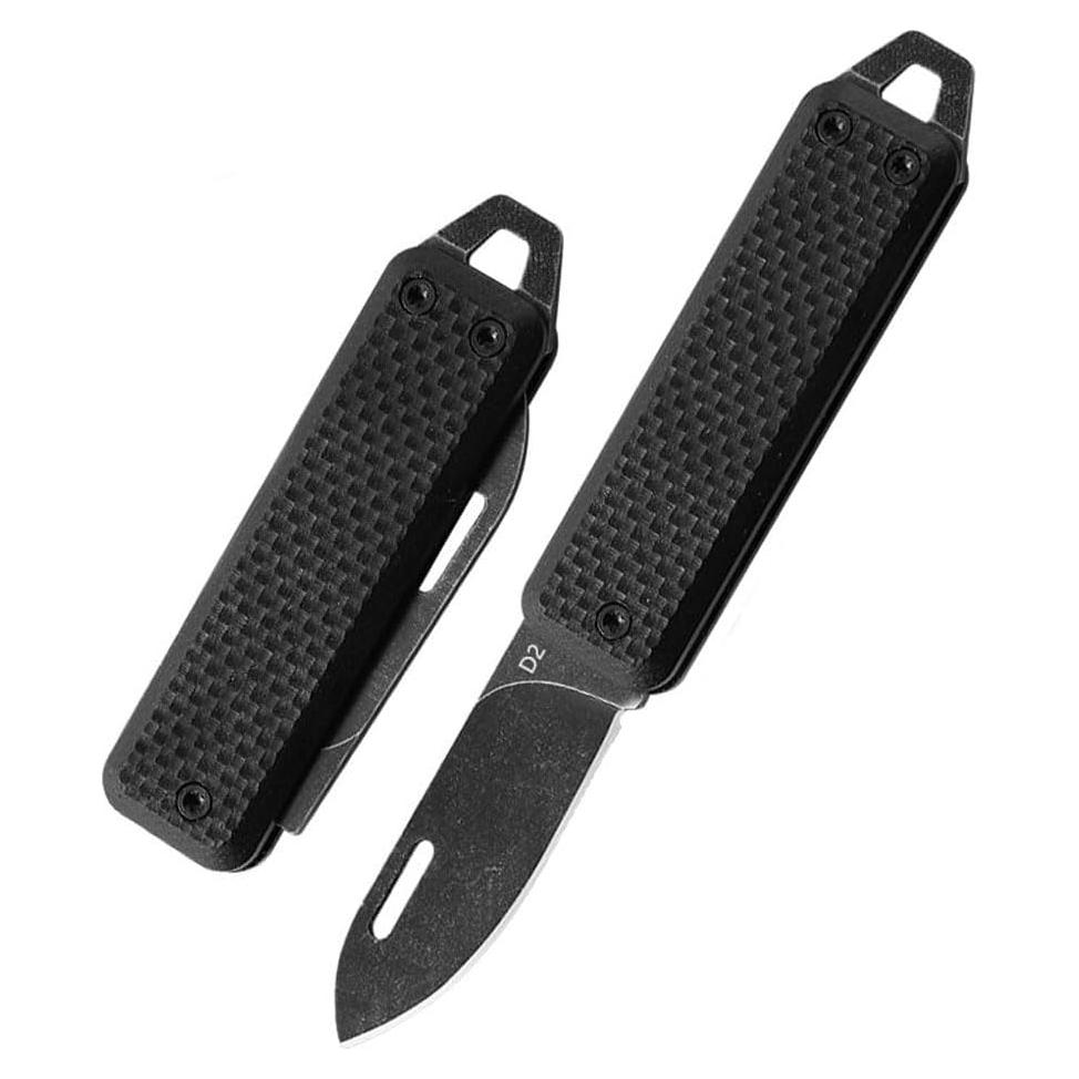 Cuchillo de bolsillo Caressolove G10 EDC 10.99 cm Negro