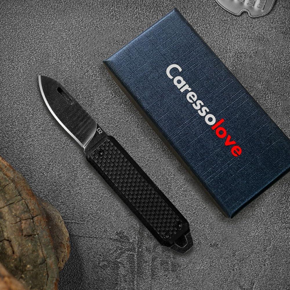 Cuchillo de bolsillo Caressolove G10 EDC 10.99 cm Negro