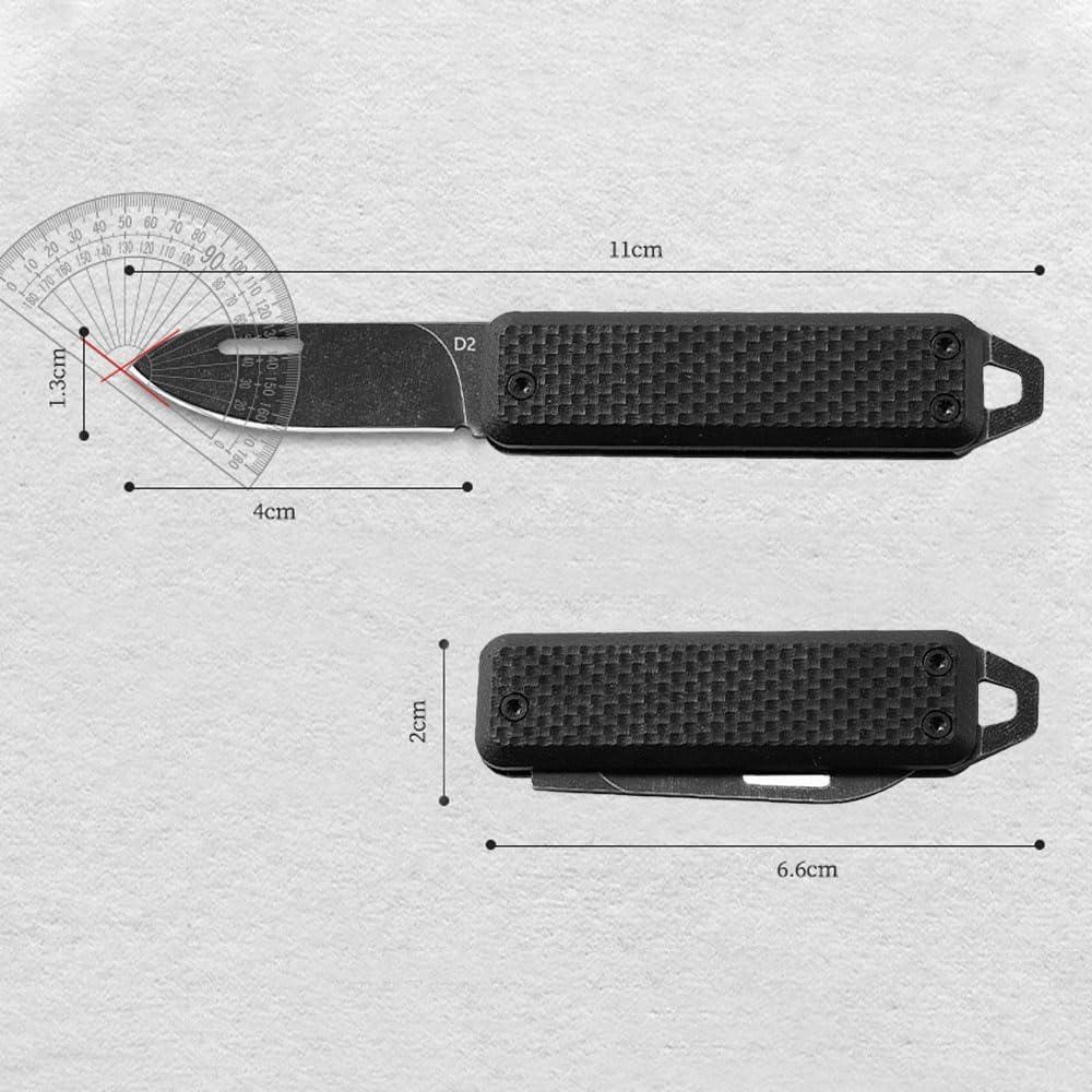 Cuchillo de bolsillo Caressolove G10 EDC 10.99 cm Negro