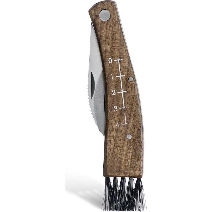 Cuchillo de Setas Sagaform Forest Plegable con Funda de Lona