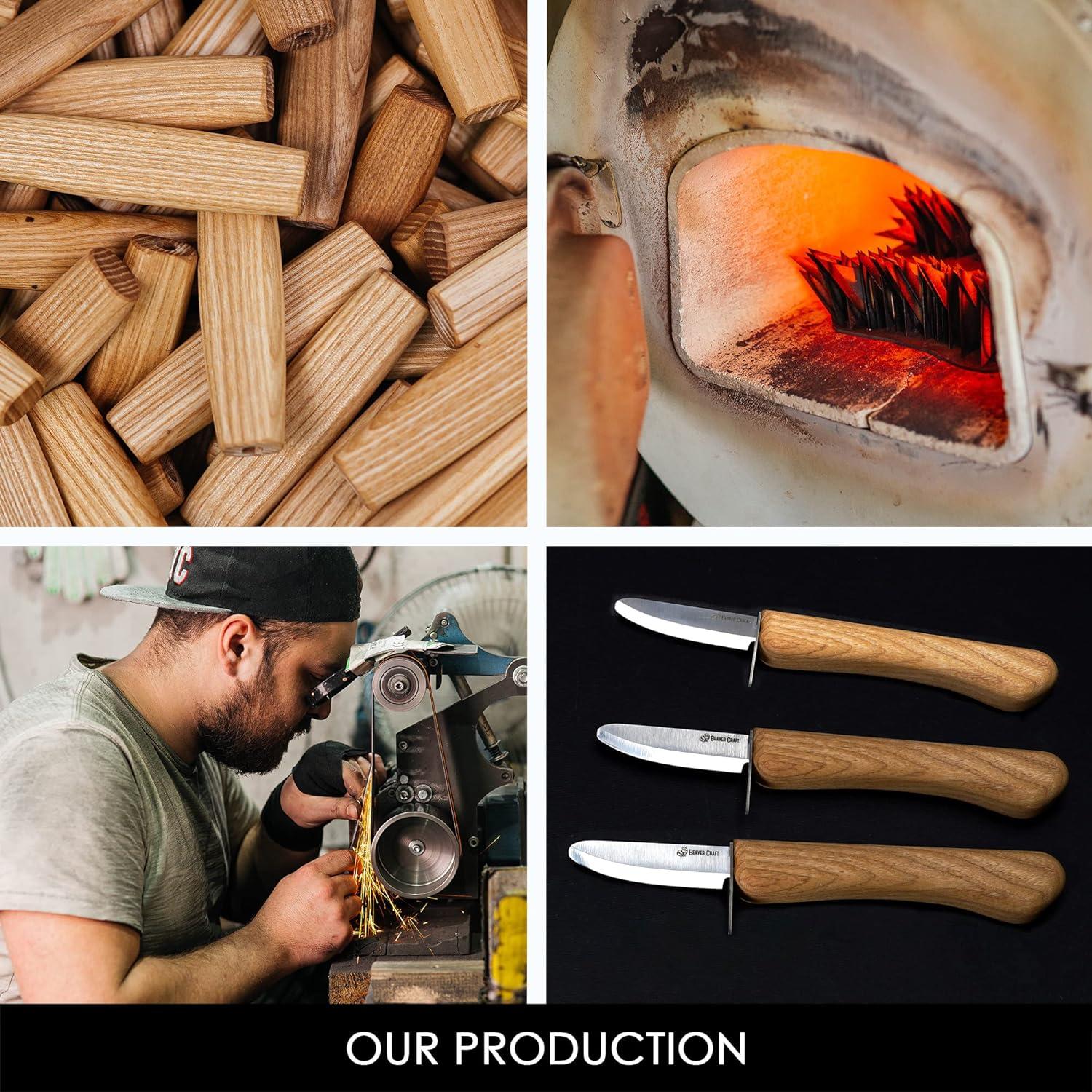 Cuchillo de Tallado para Niños BeaverCraft C1 - Seguro y Ergonómico