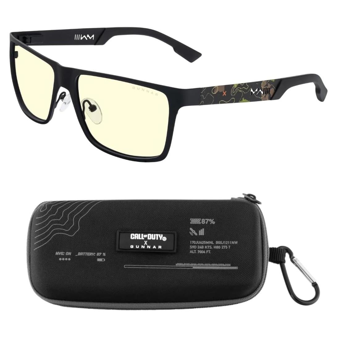 Gunnar Gafas de Juego Call of Duty Edición UAV Bloqueo Luz Azul