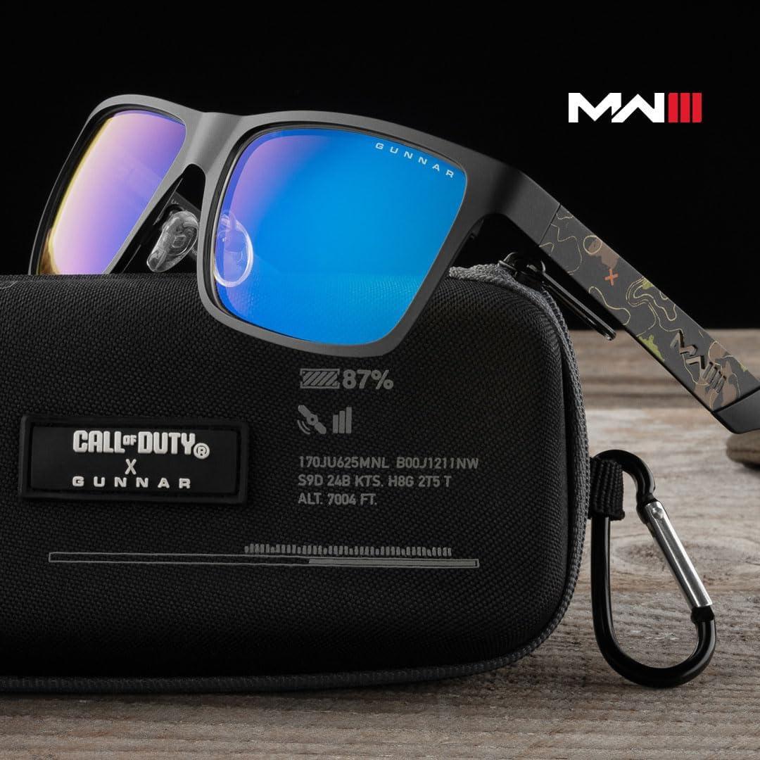 Gunnar Gafas de Juego Call of Duty Edición UAV Bloqueo Luz Azul