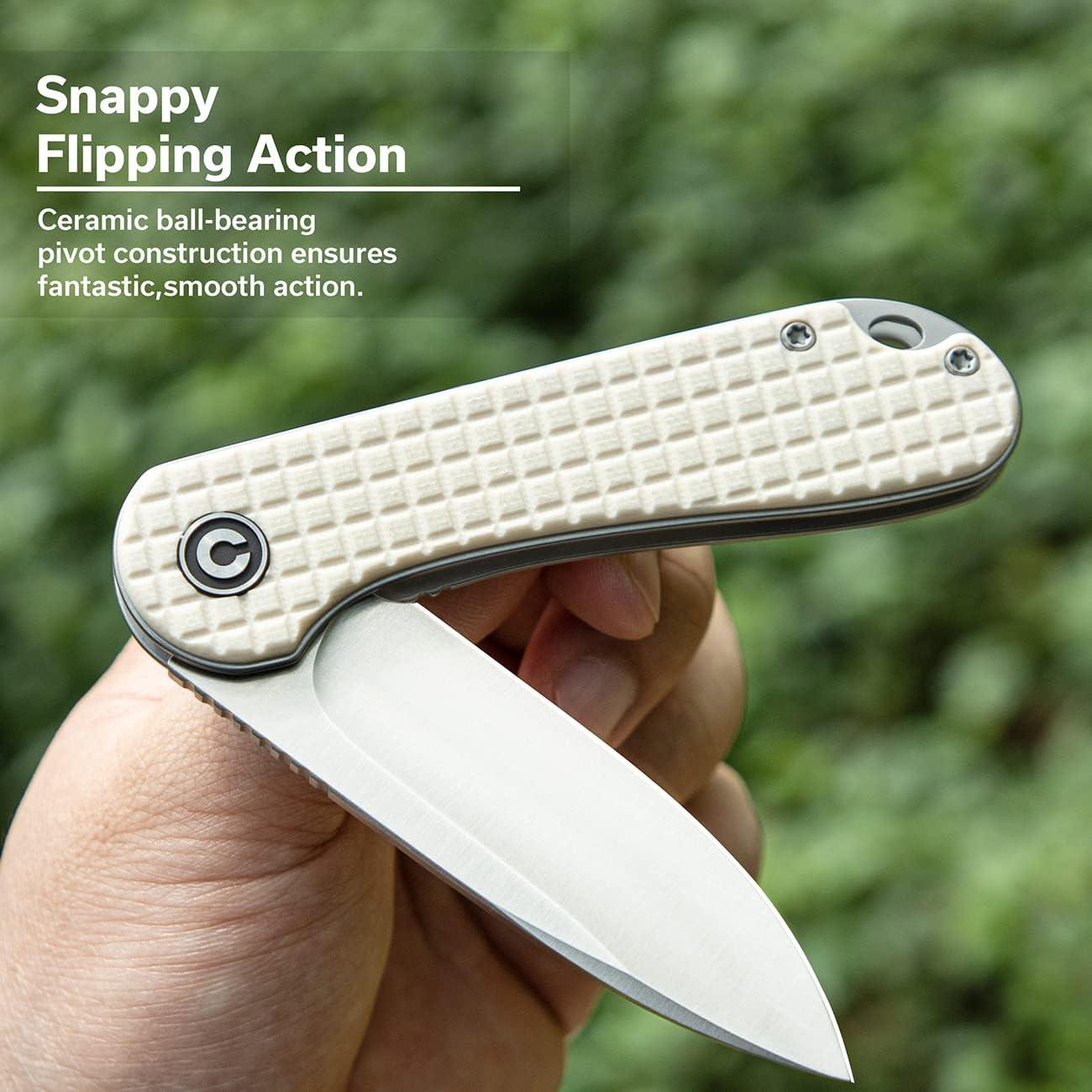 Cuchillo Plegable CIVIVI Elementum C907A-3 Hoja D2 7.5 cm