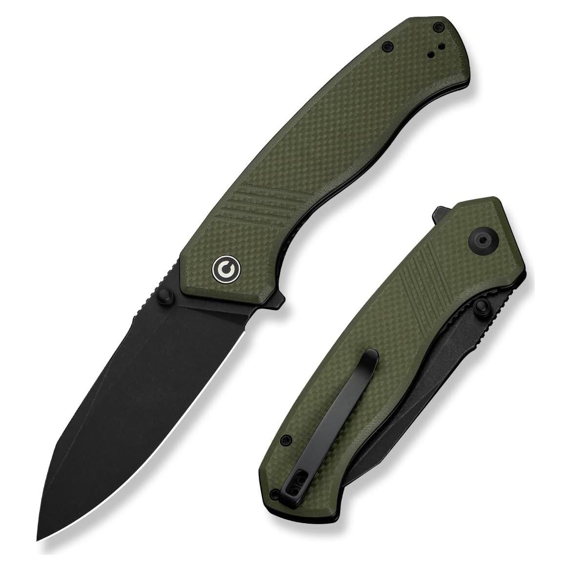 Cuchillo Plegable CIVIVI Placoid 9.32 cm Acero 14C28N Verde OD