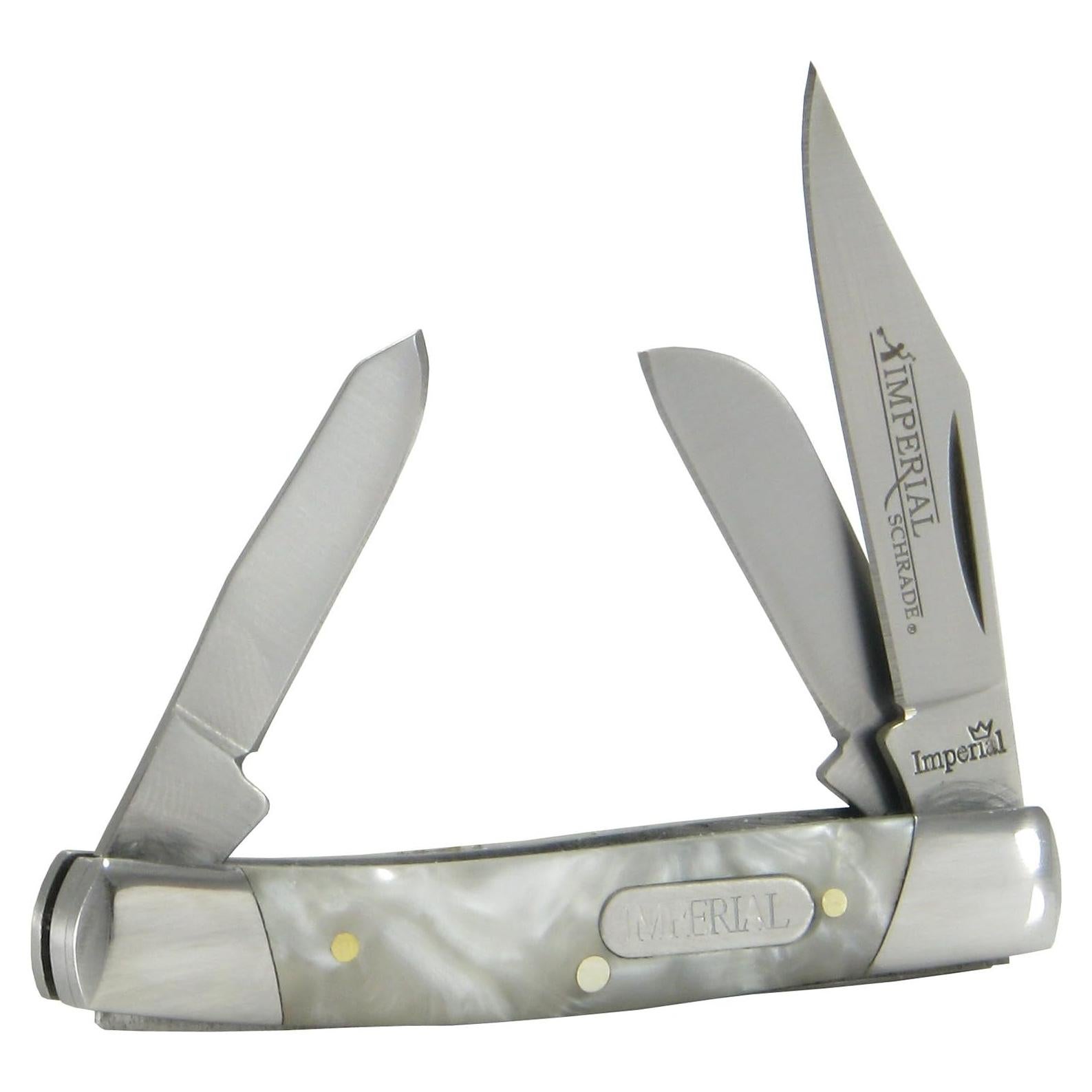 Cuchillo de bolsillo Schrade Imperial IMP14L 3 hojas acero inoxidable